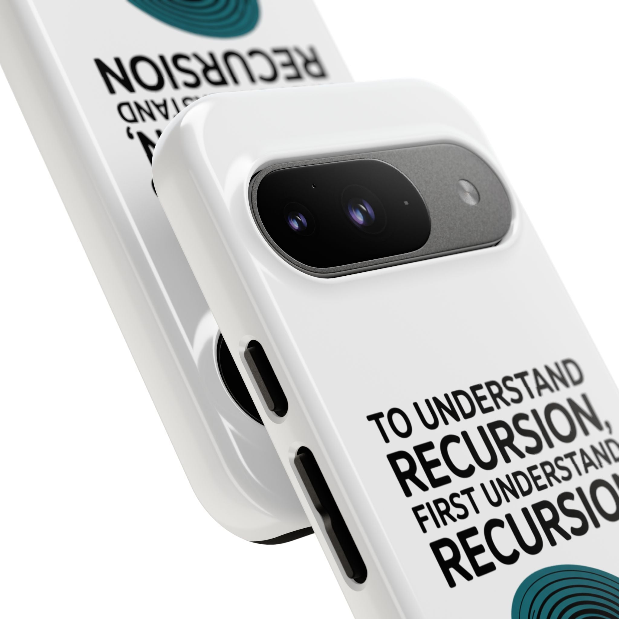 Recursion Black- Impact-Resistant Phone Case