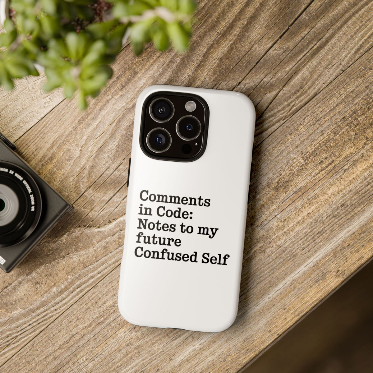 Comments in Code, Notes to My Future Confused Self Phone Case