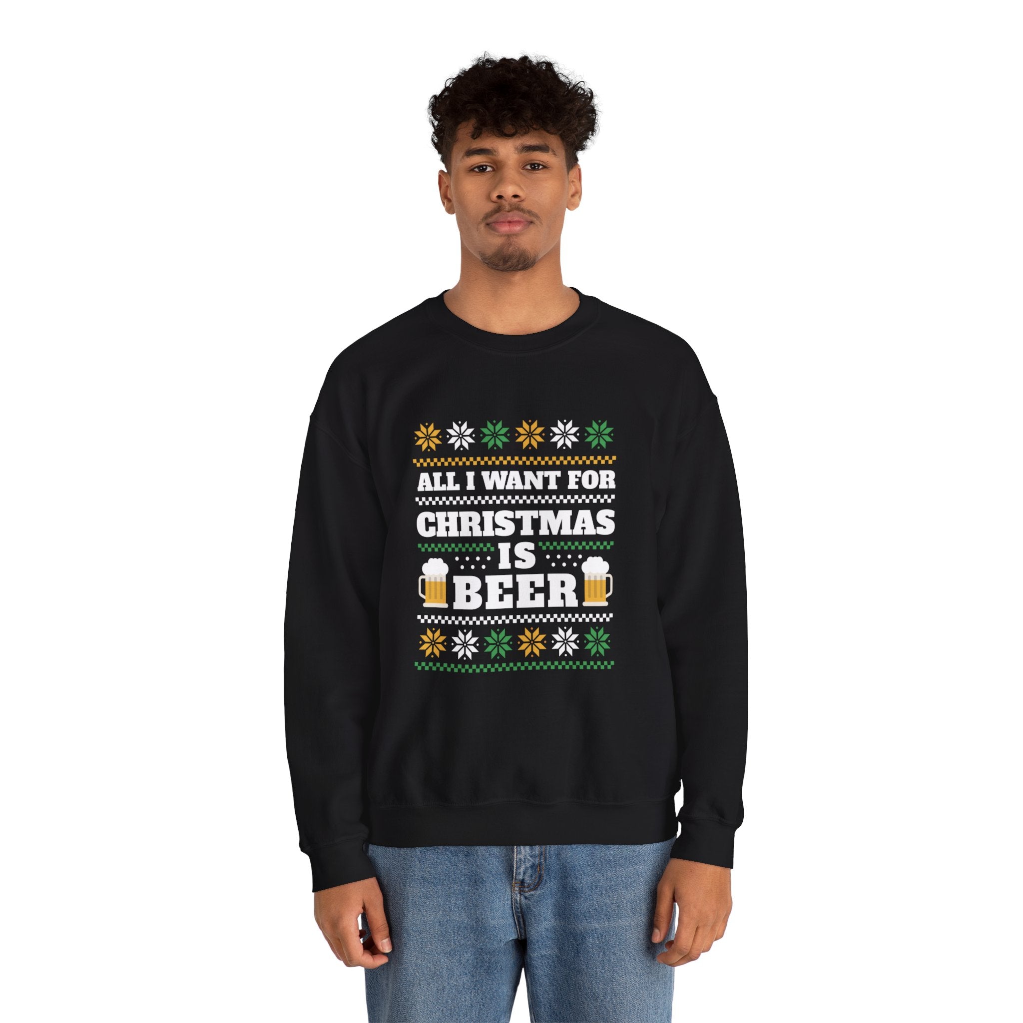 Beer Ugly Sweater - Sweatshirt