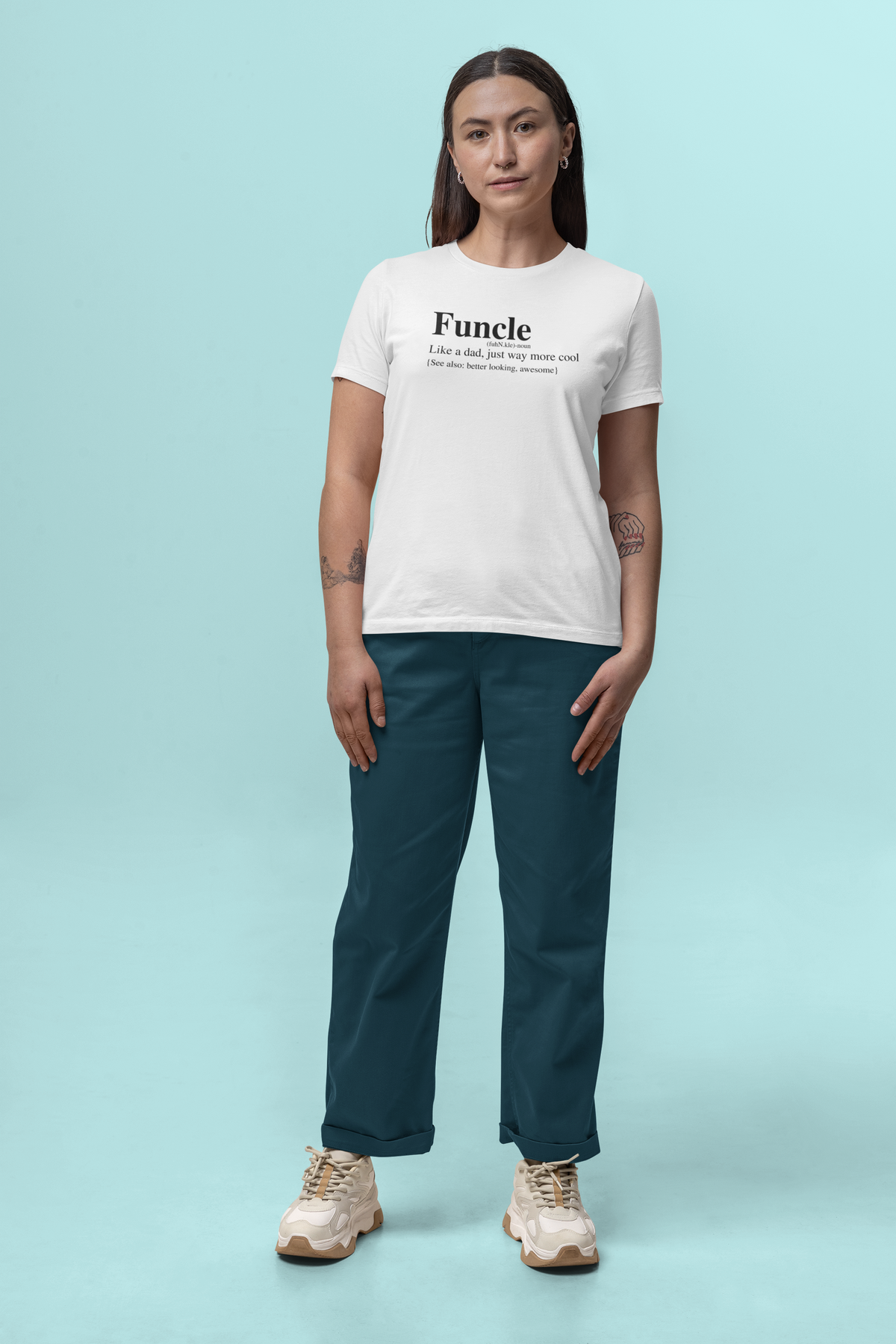 Funcle T-Shirt | Funny Fun Uncle Gift Tee | Cool Uncle Humor Gift | Geekpsters