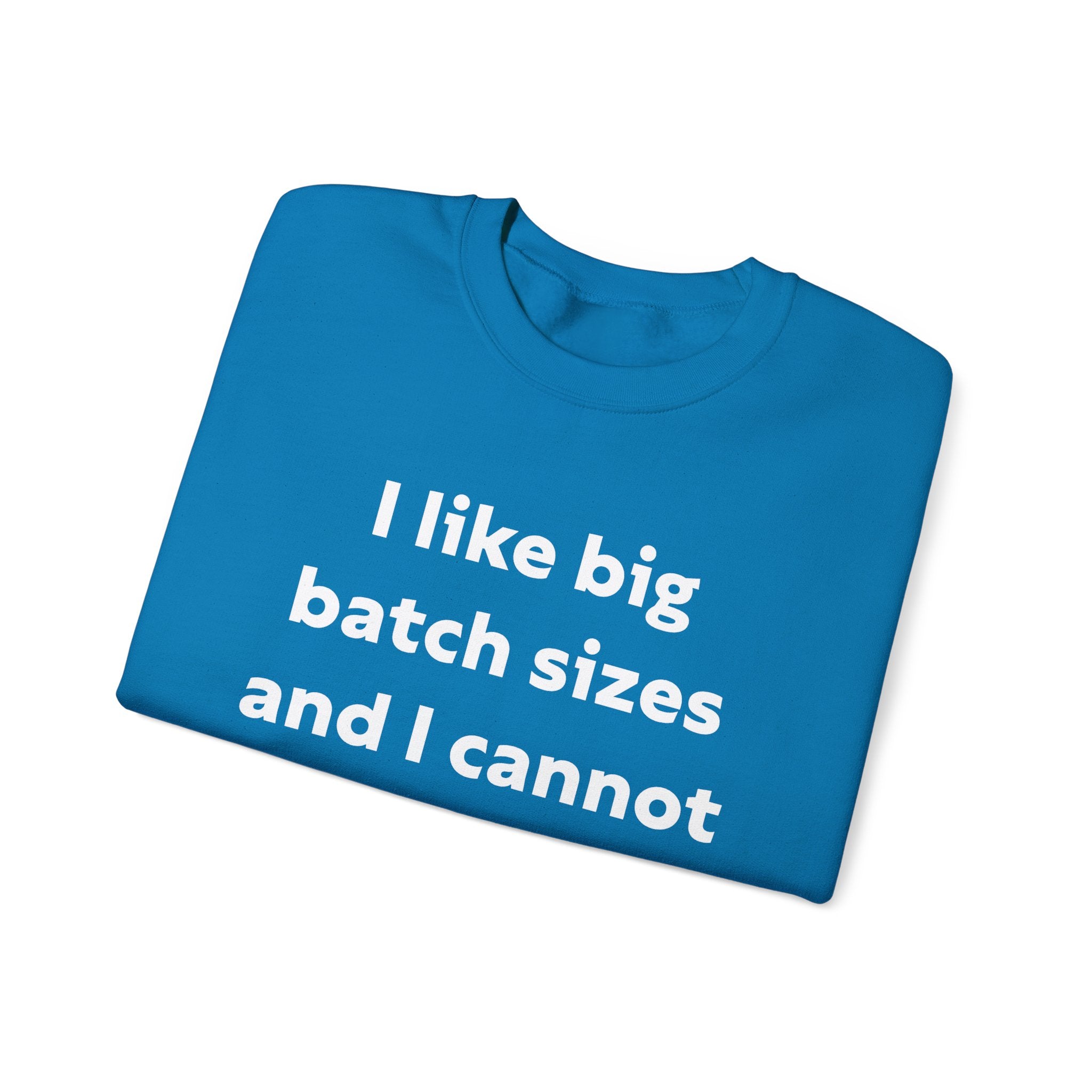 I Like Big Batch Sizes and I Cannot Lie - Sweatshirt