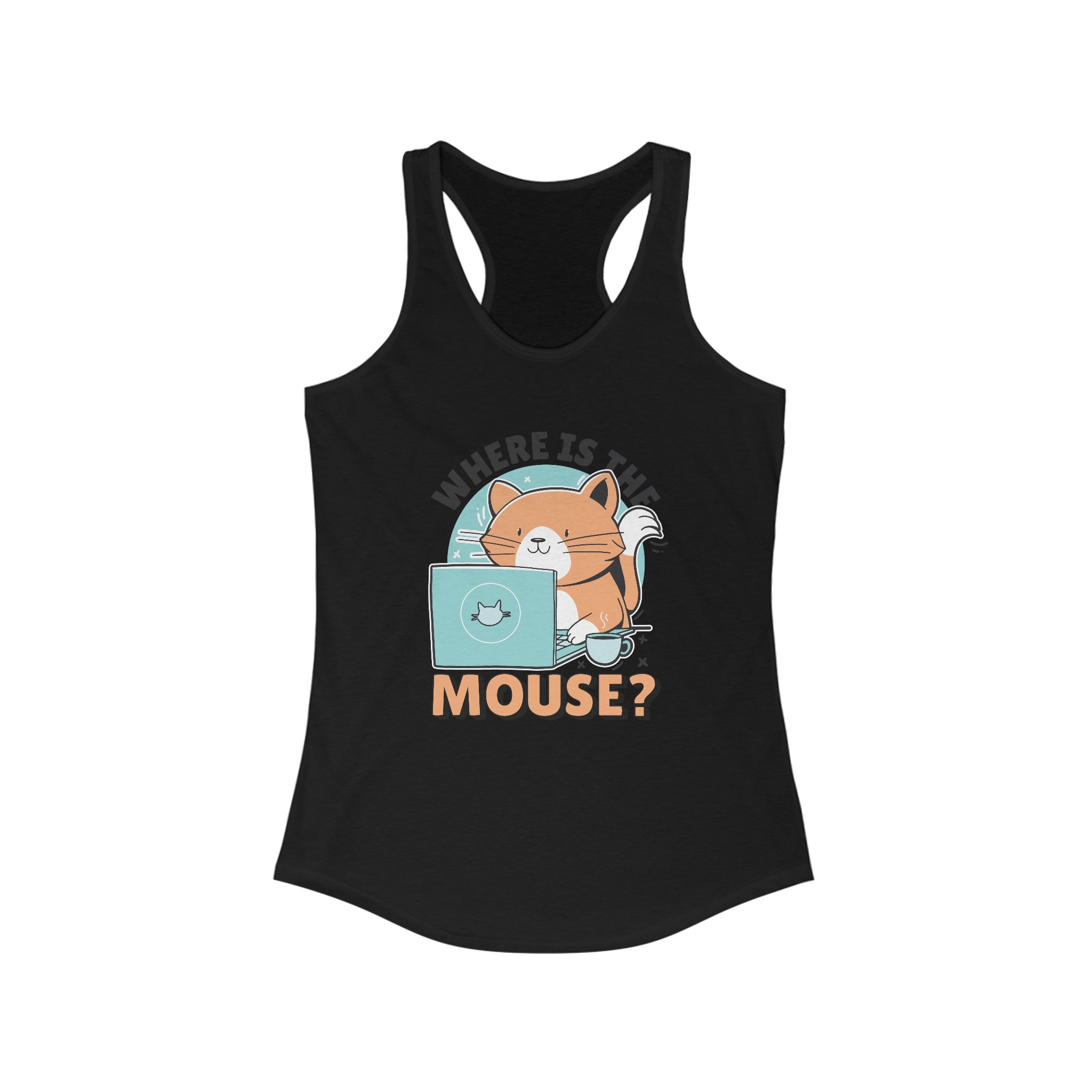Mouse Cat - Women's Racerback Tank