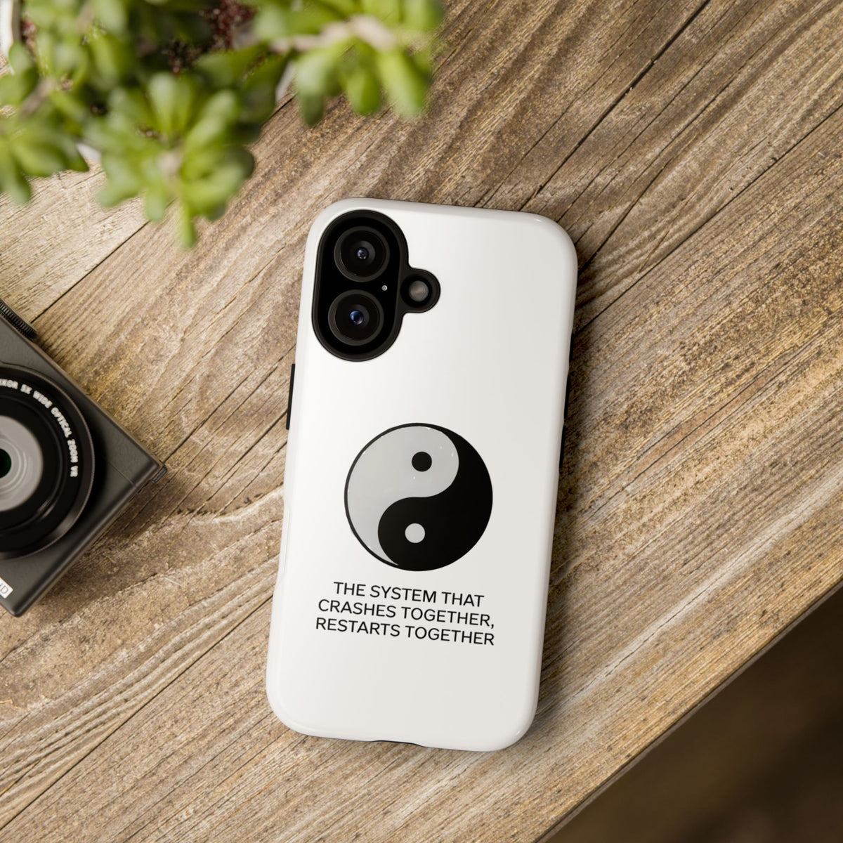 The System That Crashes Together, Restarts Together Phone Case