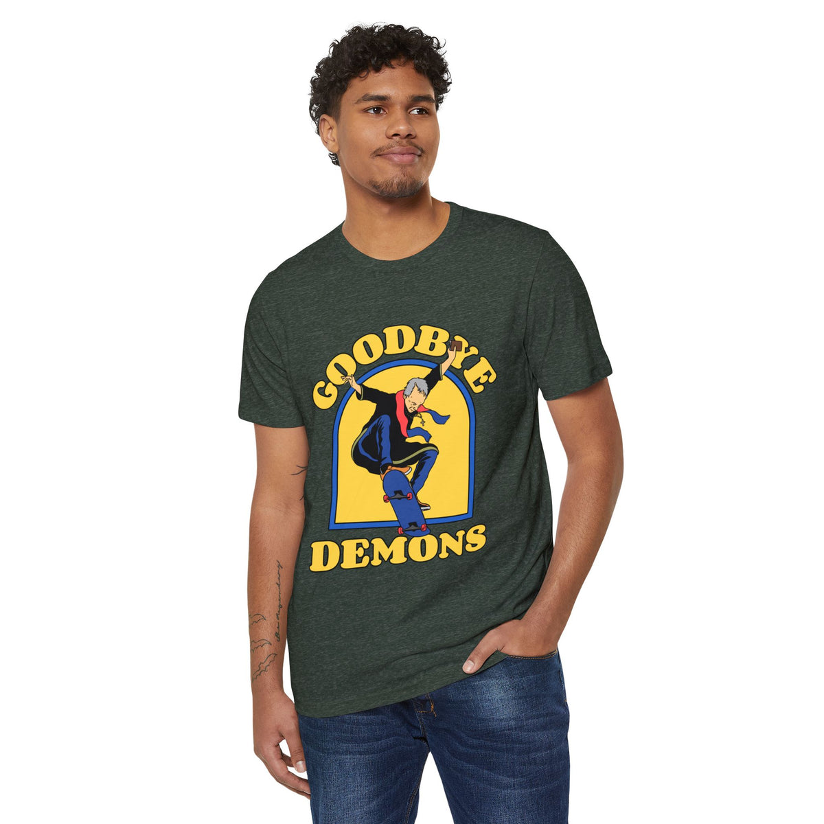 Goodbye Demons Recycled Organic Tee