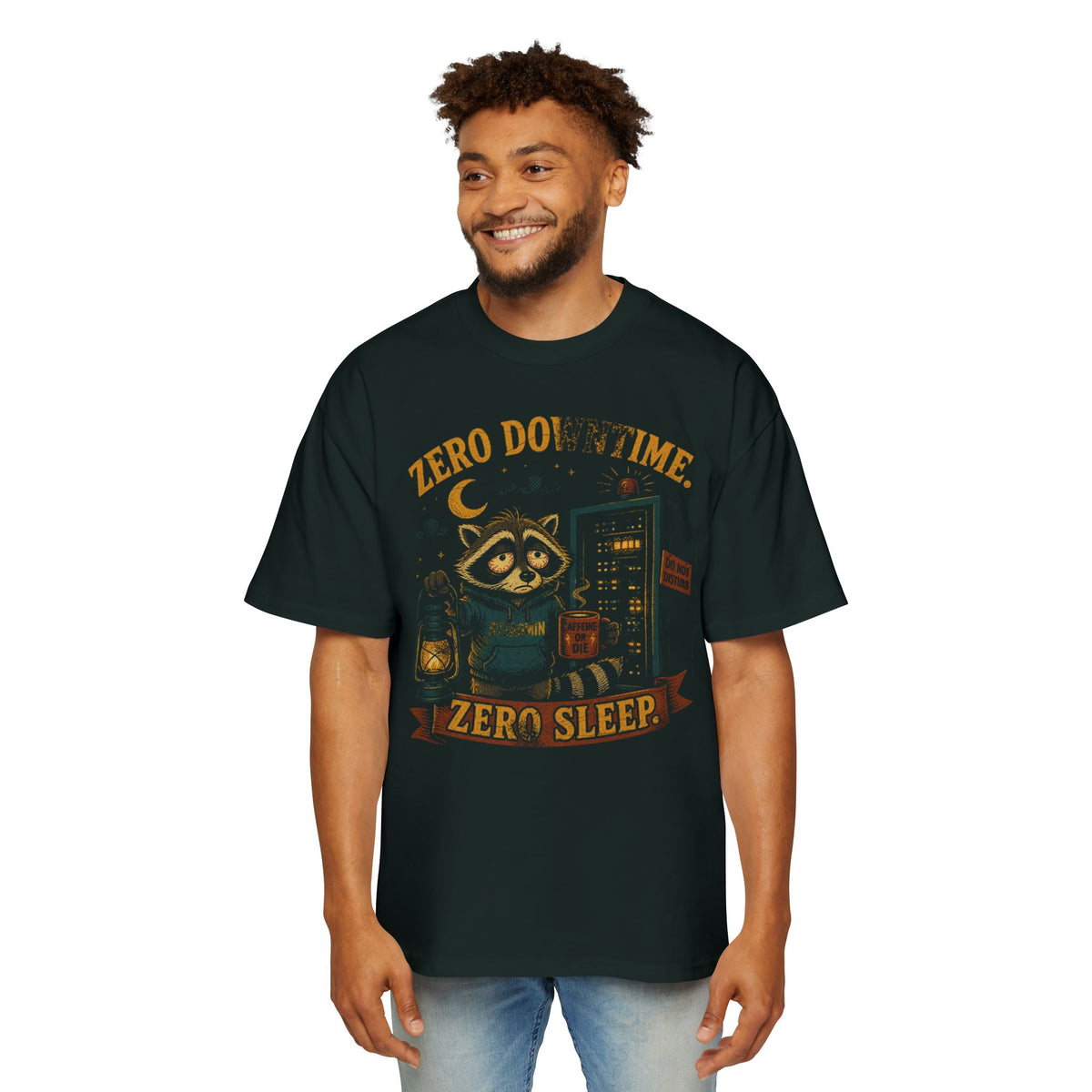 Zero Downtime, Zero Sleep Oversized Tee