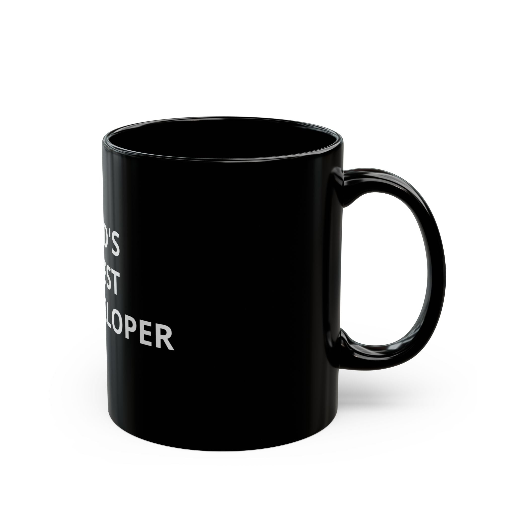 WORLD'S OKAYEST WEB DEVELOPER - Black Mug