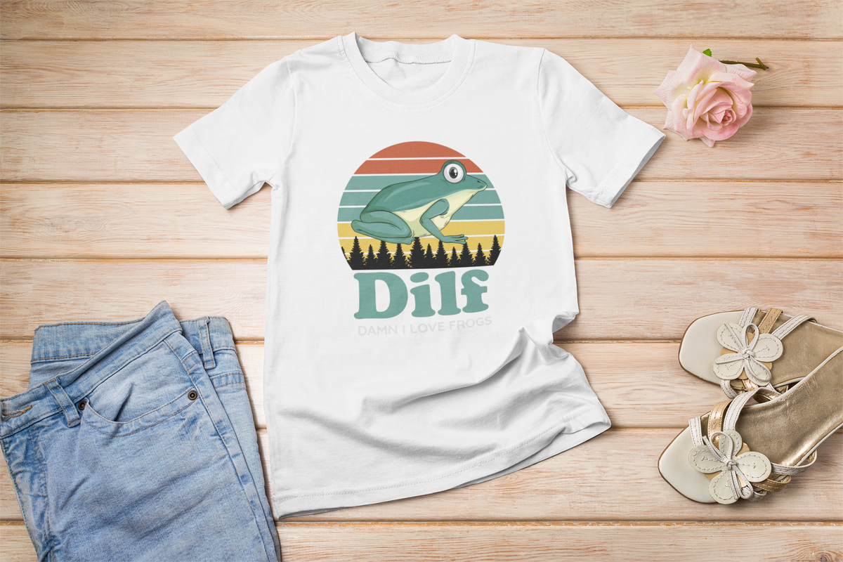 DILF T tee model photo