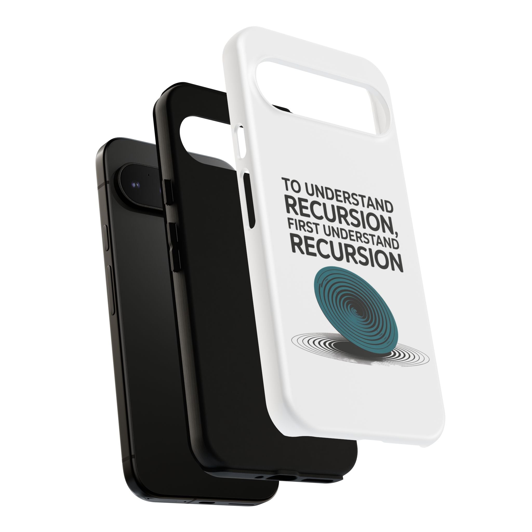 Recursion Black- Impact-Resistant Phone Case