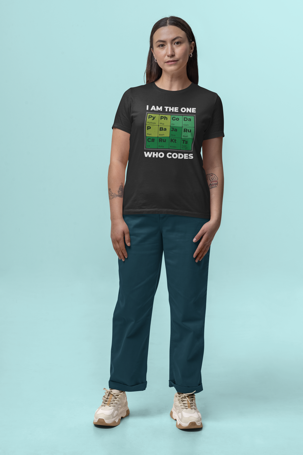 I Am the One Who Codes T-Shirt | Funny Developer Tee | Coding Humor Shirt | Geekpsters