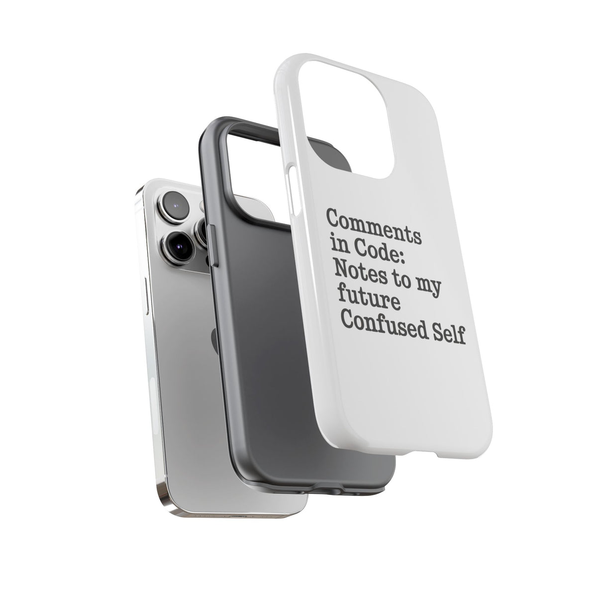 Comments in Code, Notes to My Future Confused Self Phone Case