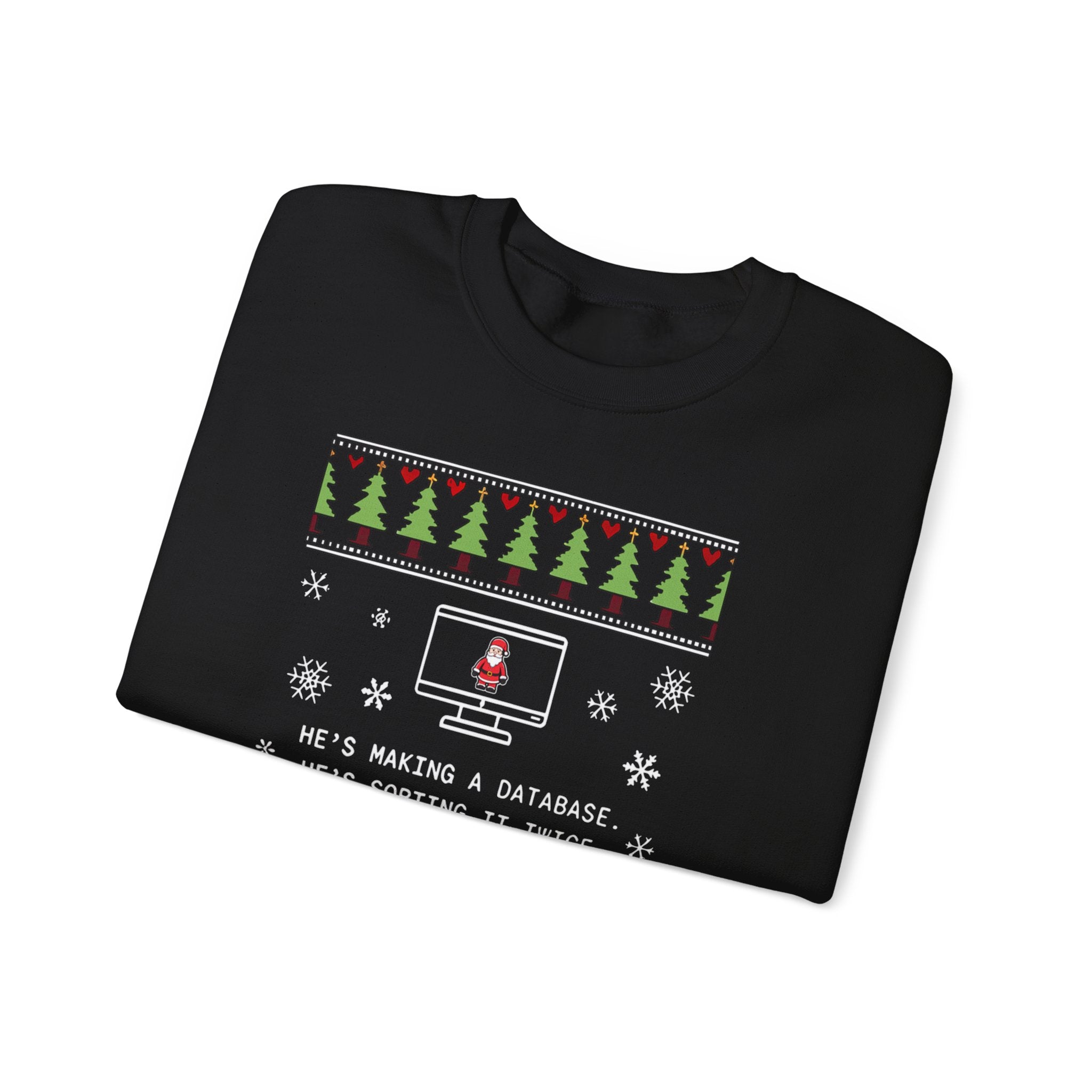 SQL Santa Claus Database Clause Developer Code DB Programmer Sweatshirt - Sweatshirt