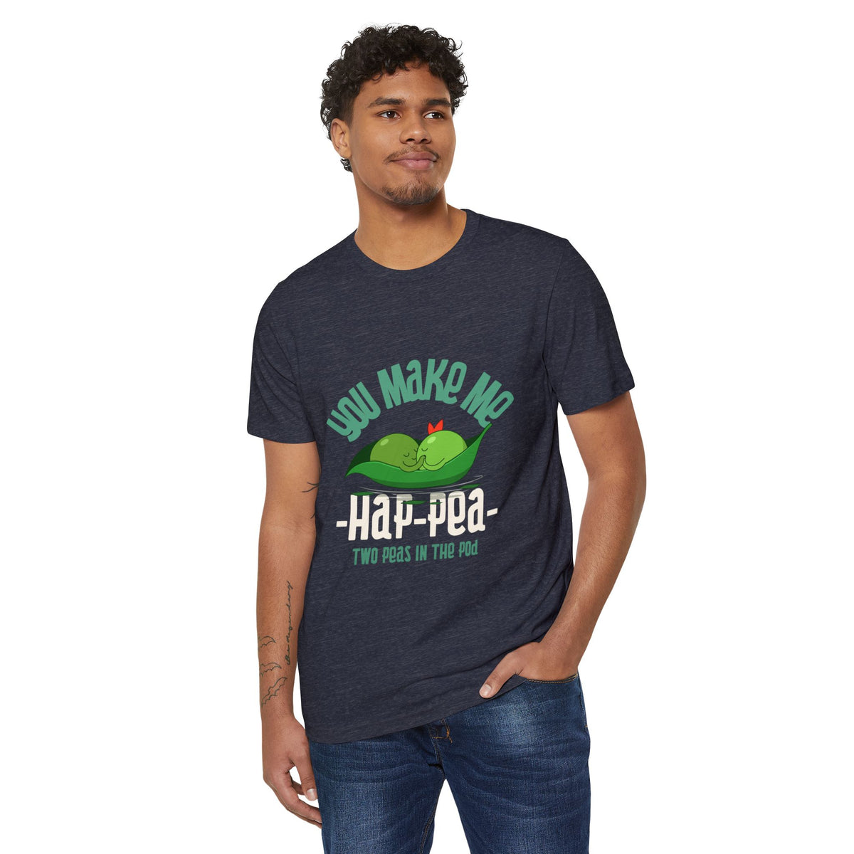 You Make Me Hap-Pea Recycled Organic Tee