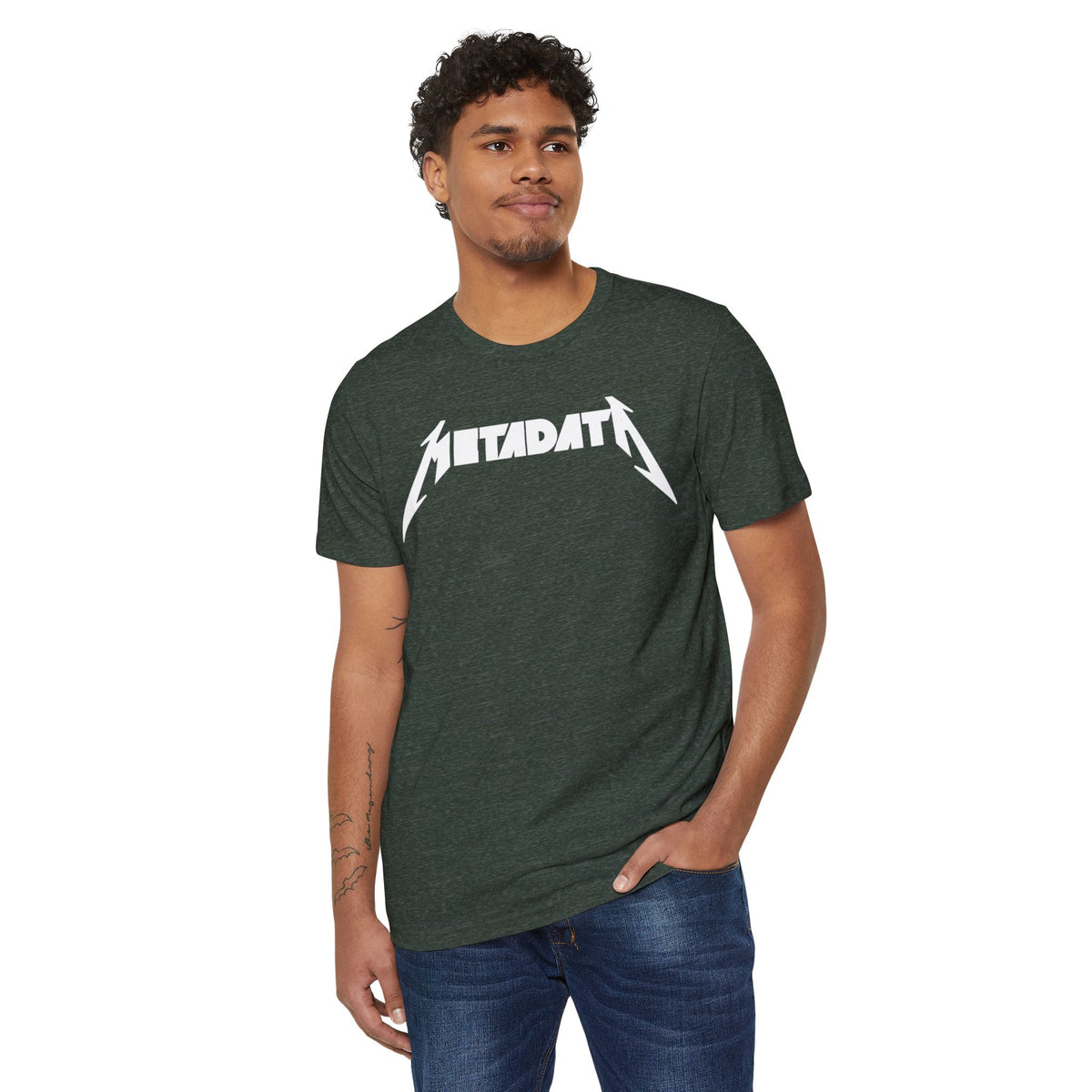 Metadata Heavy Metal Recycled Organic Tee