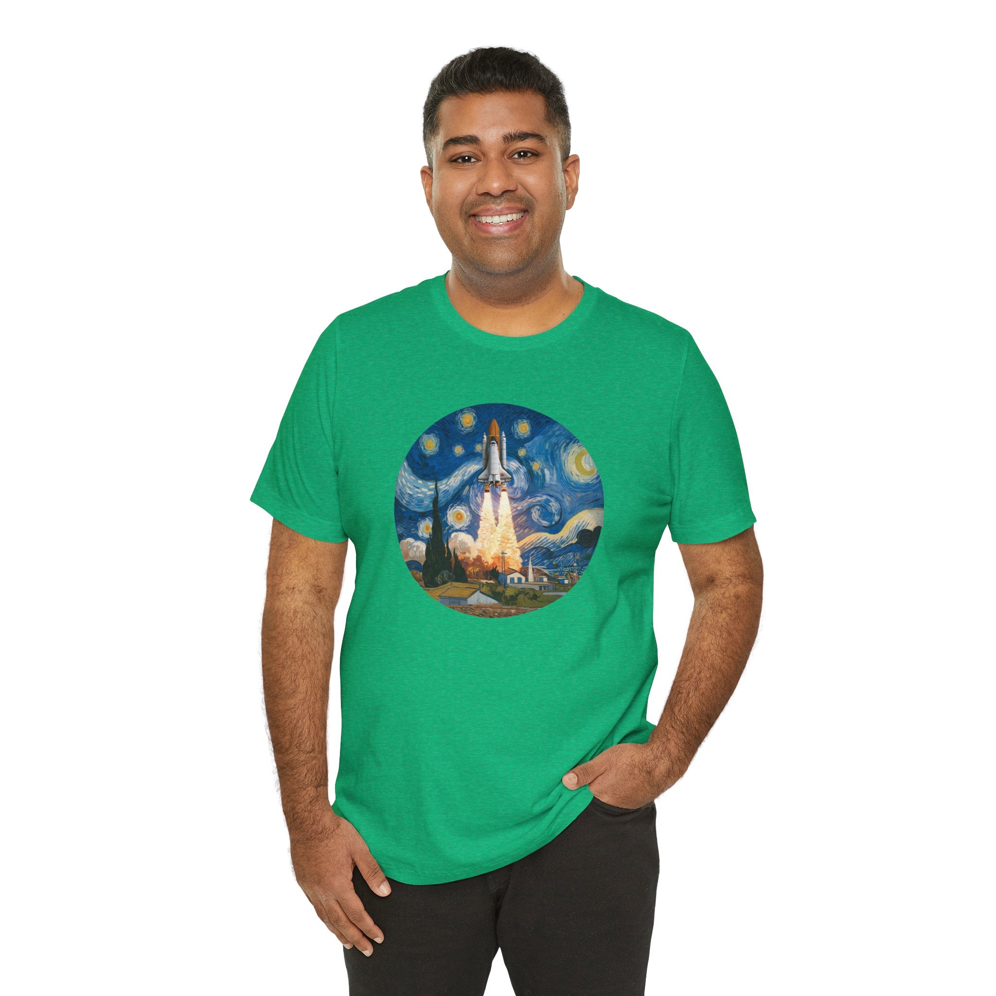 Van Gogh Spaceship - T-Shirt