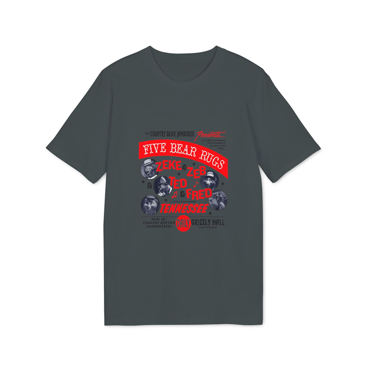 Five Bear Rugs, Real Old Country Rhythm Organic Tee
