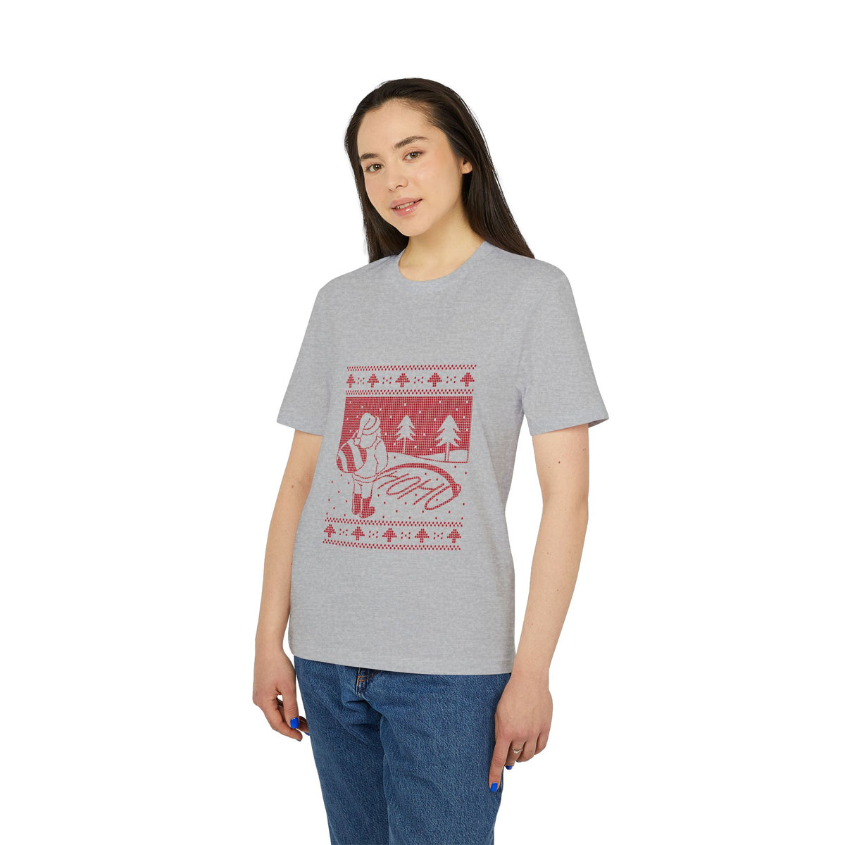 Ho Ho Ho Ugly Sweater Organic Tee
