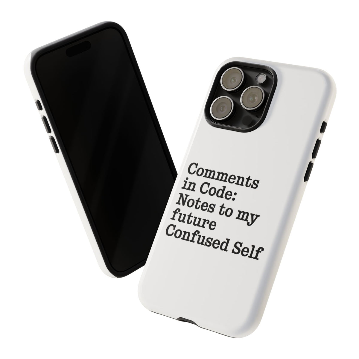 Comments in Code, Notes to My Future Confused Self Phone Case