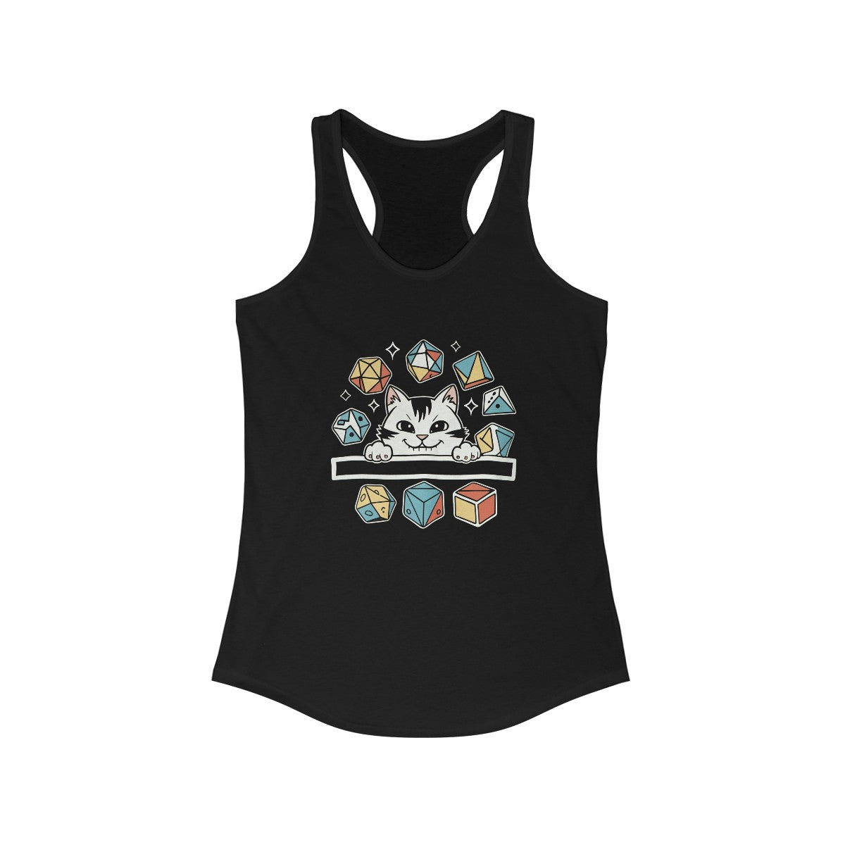 Cat Dice - Women's Racerback Tank