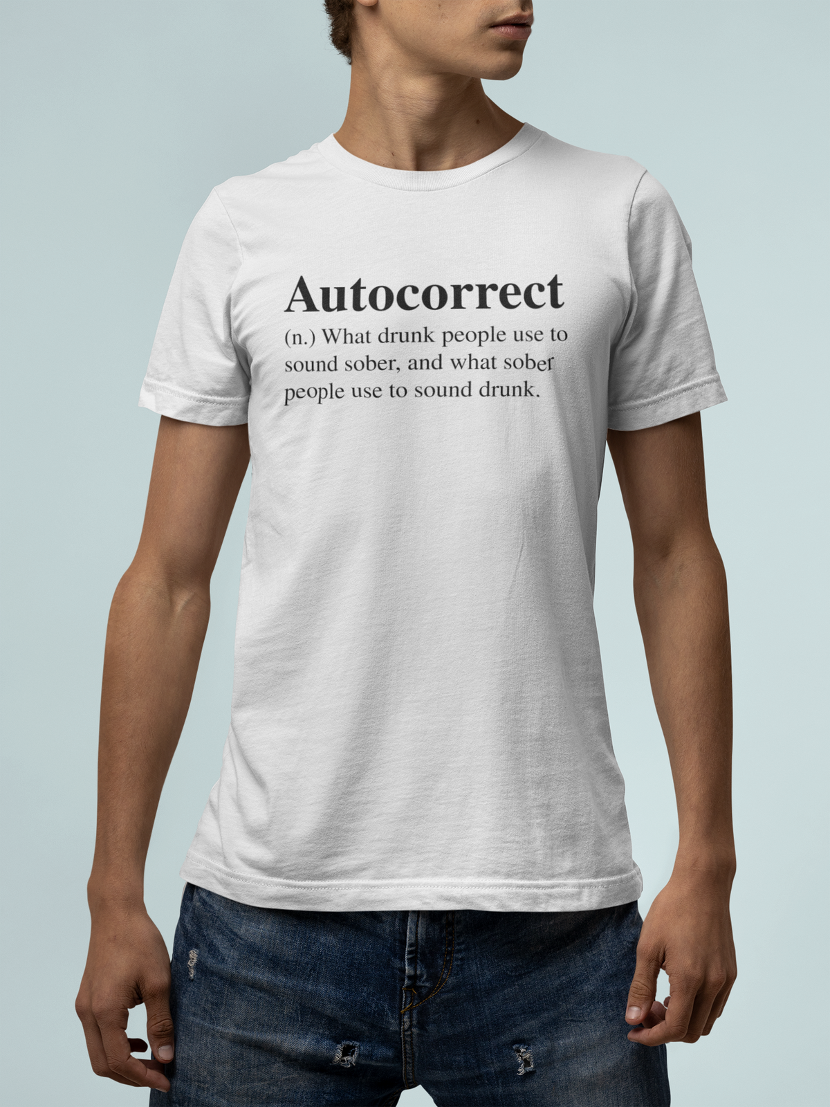 Autocorrect T-Shirt | Funny Tech Humor Tee | Texting Fail Gift | Geekpsters