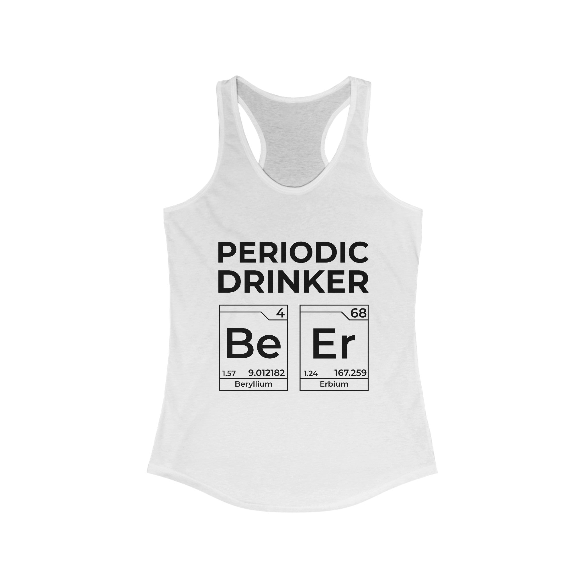 Periodic Drinker Black - Women's Racerback Tank