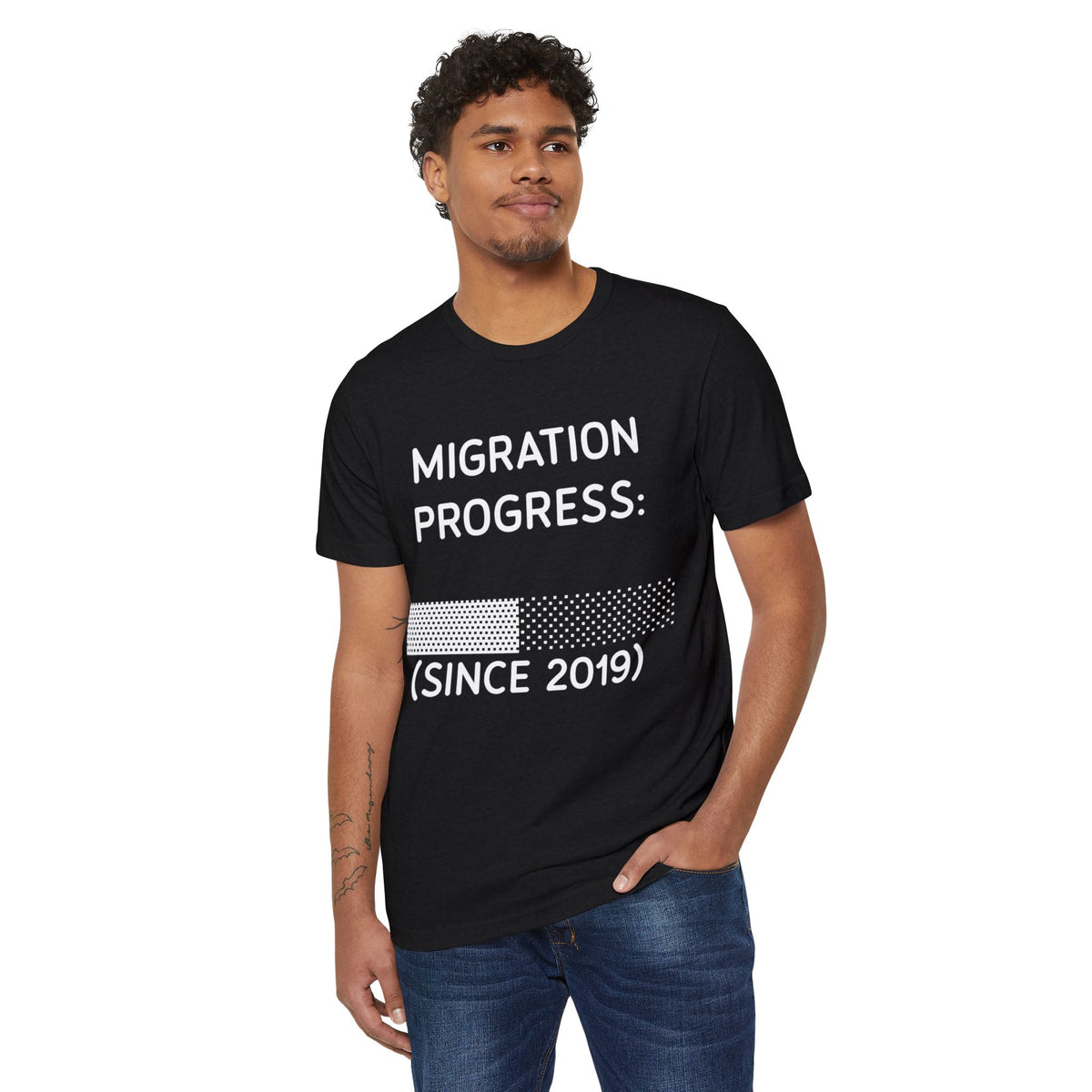 Migration Progress Since 2019 Recycled Organic Tee