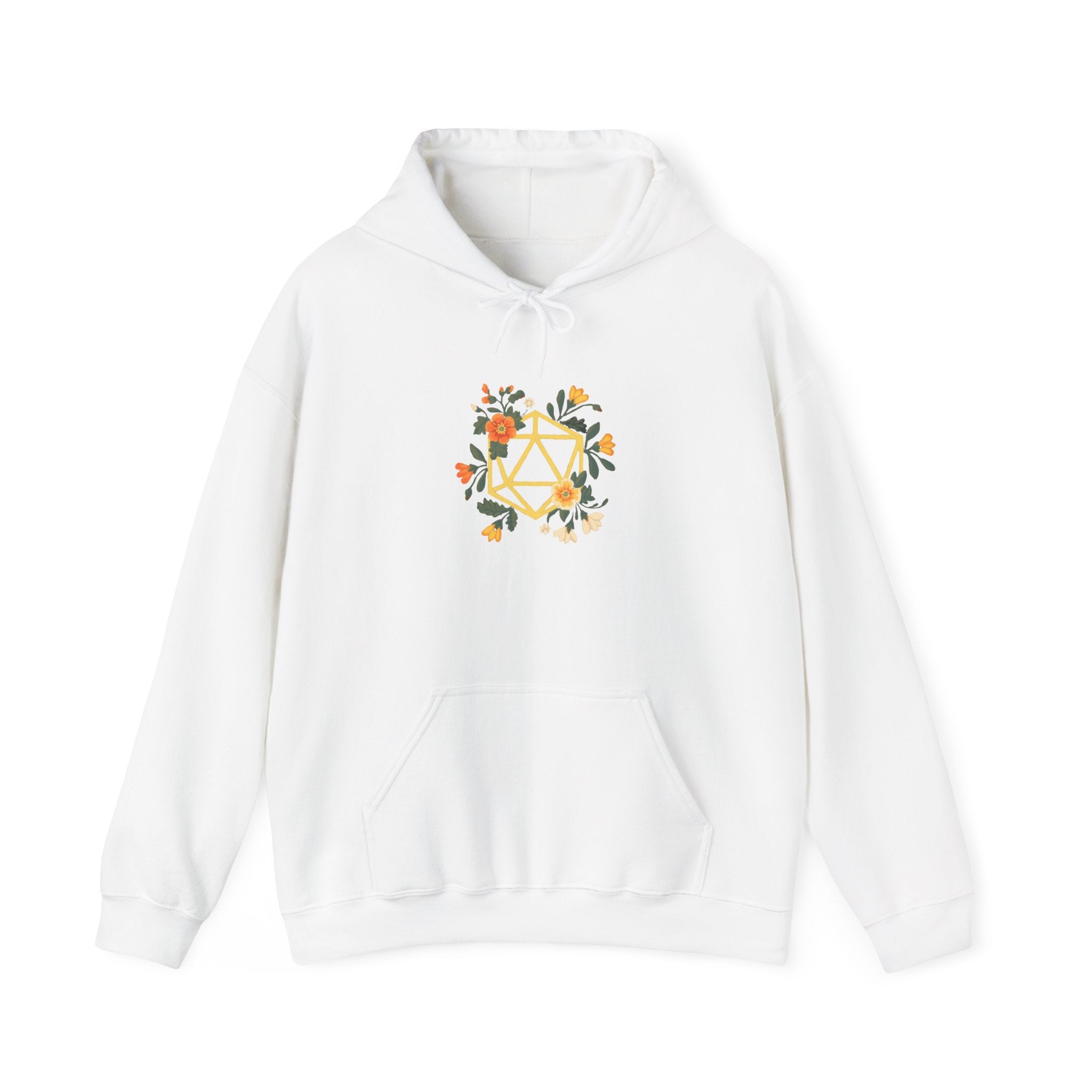 Floral Polyhedron - Hooded Sweatshirt