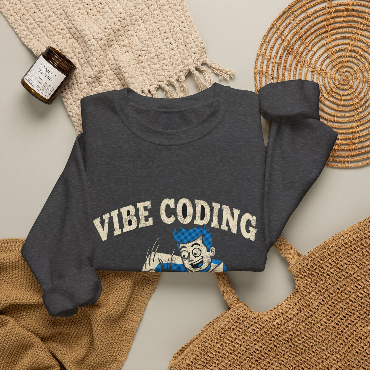 Vibe Coding Accept All Sweatshirt