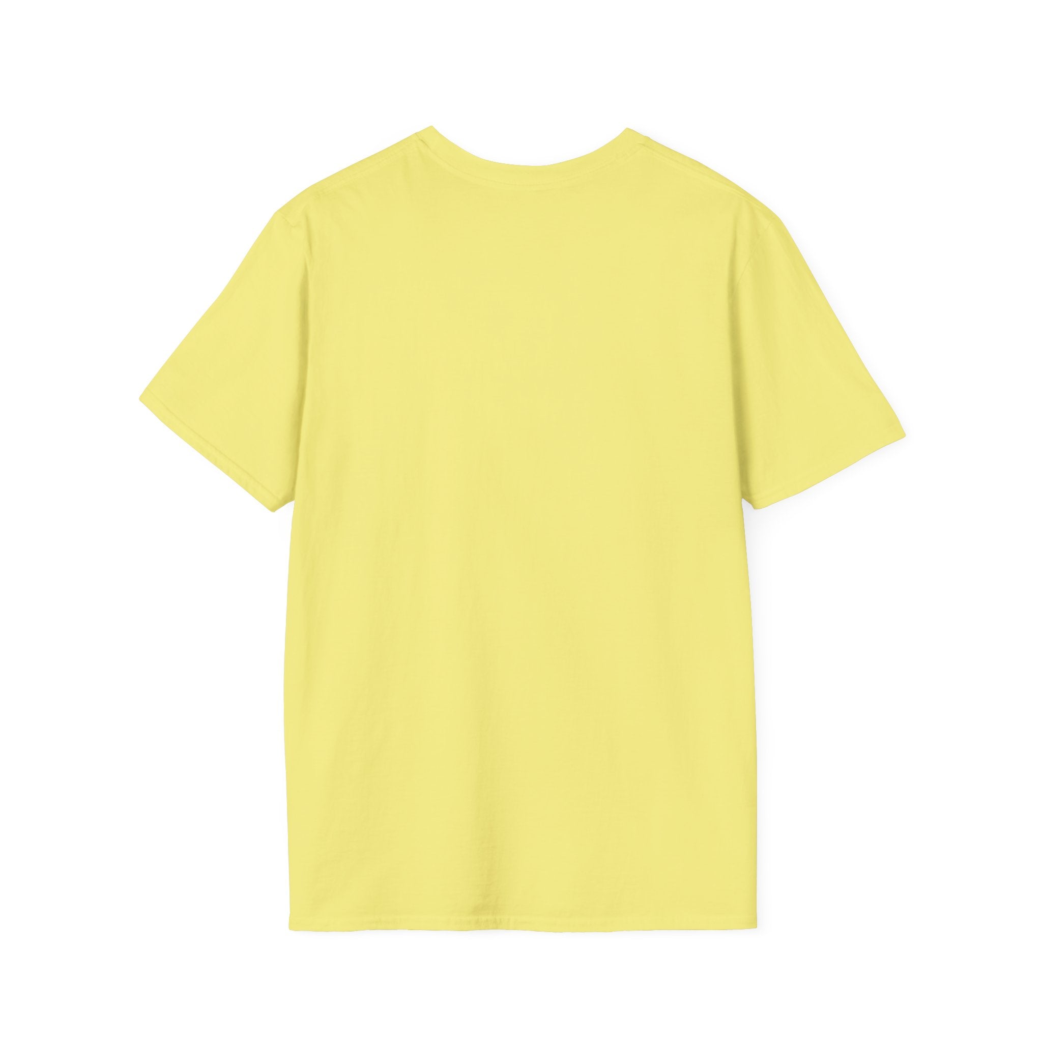 The Street Skater T-Shirt, adorned in a solid yellow hue and showcased against a white background, is crafted from lightweight fabric. It's perfect for executing your best skate moves with style and comfort.