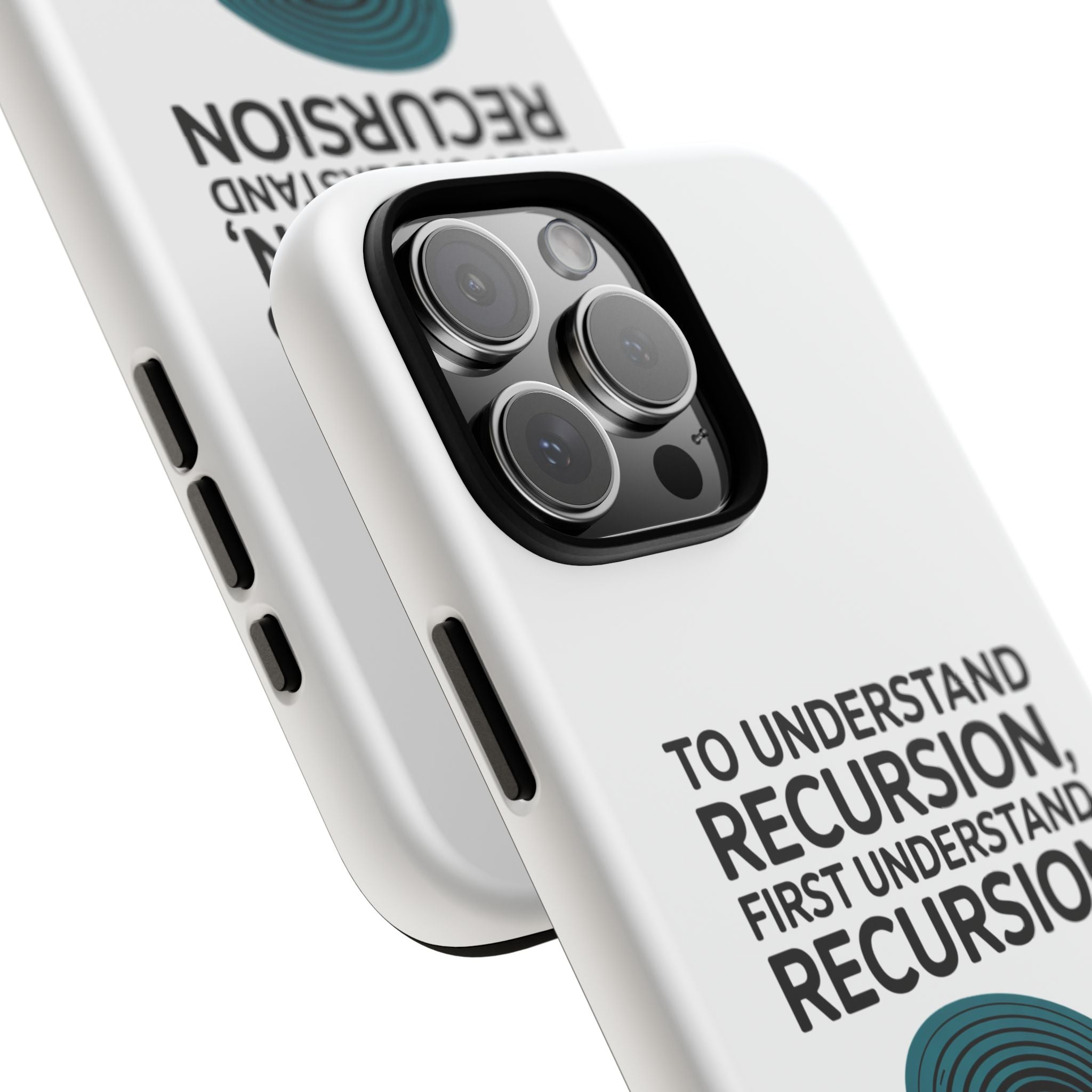 Recursion Black- Impact-Resistant Phone Case