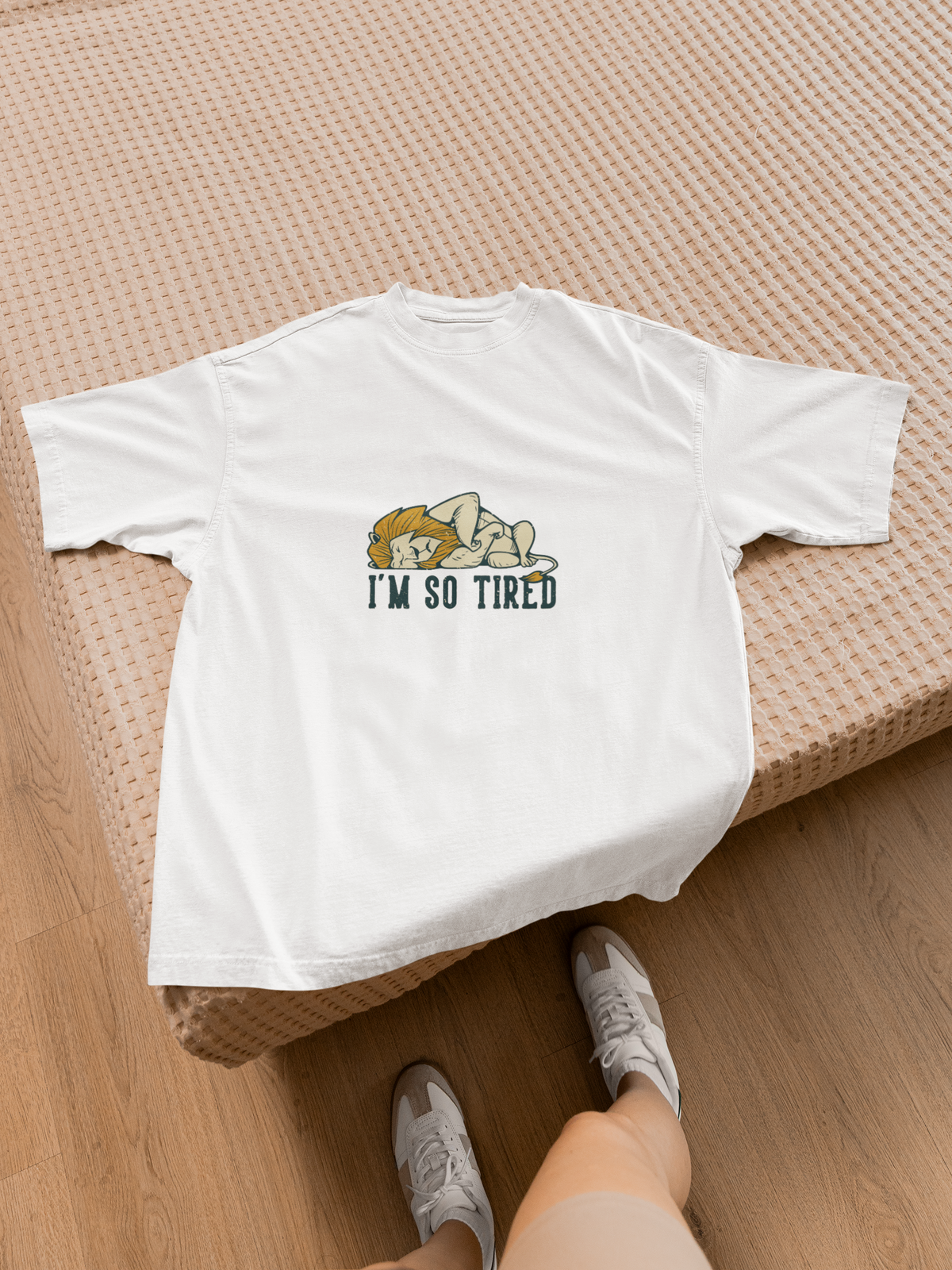 Sleeping Lion T-Shirt | Animal Art Tee | Geekpsters
