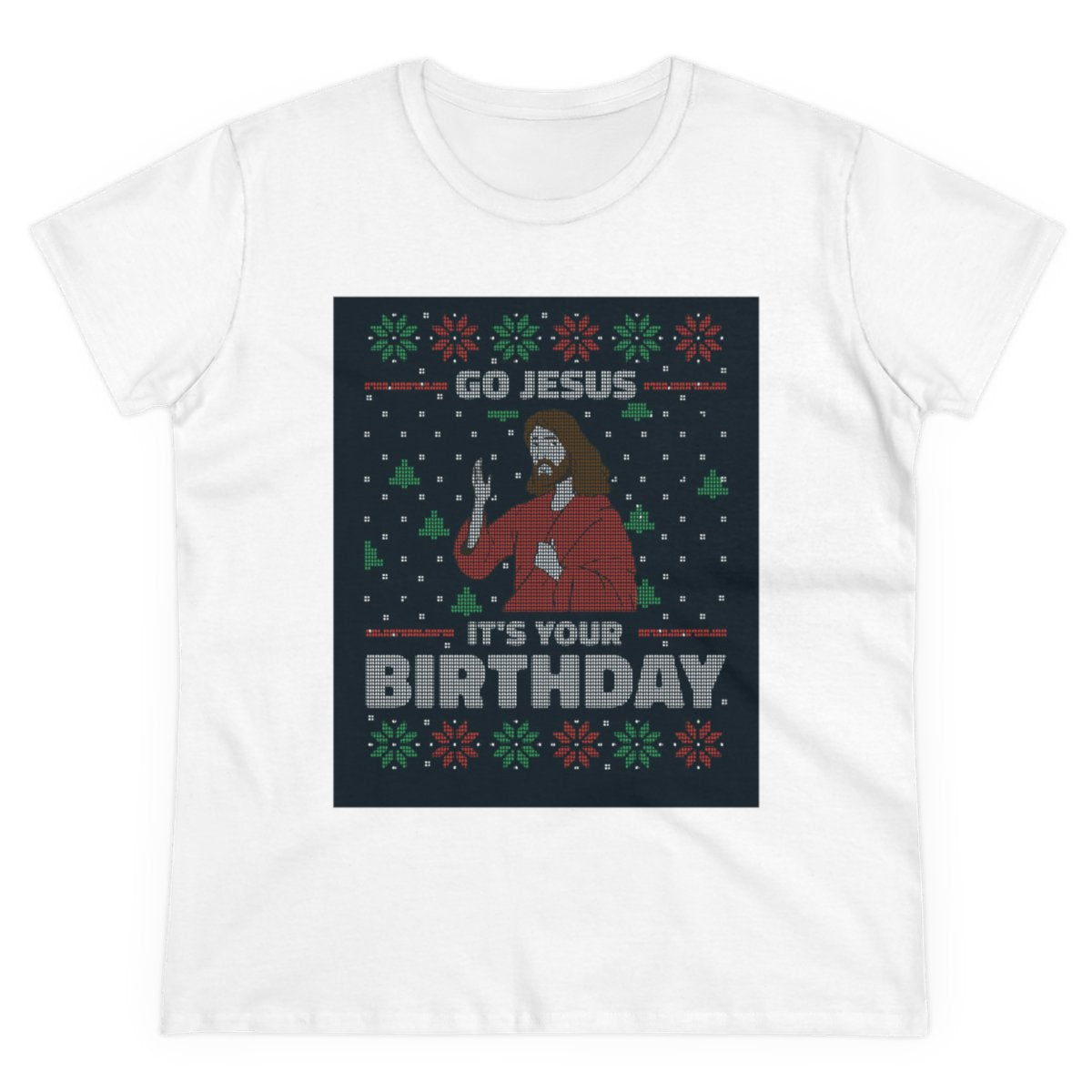 Jesus Birthday Ugly Sweater - Women'sTee