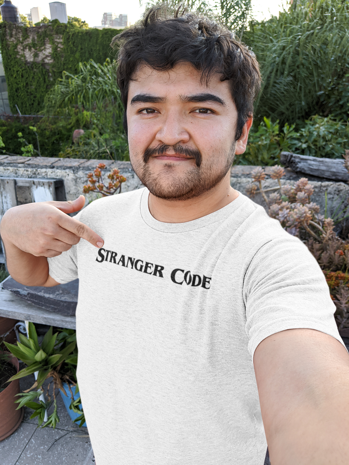Stranger Code Organic T-Shirt | Funny Dev Stranger Things | Geekpsters