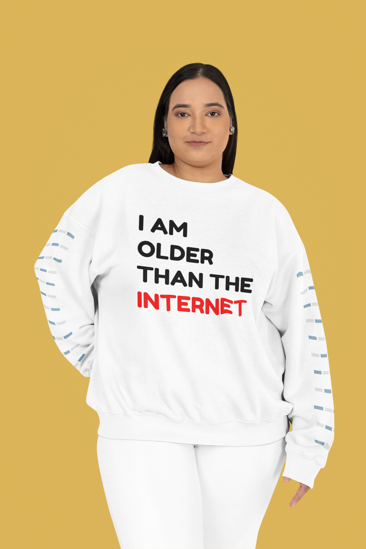Older Than The Internet Sweatshirt | Tech Humor Crewneck | Geekpsters