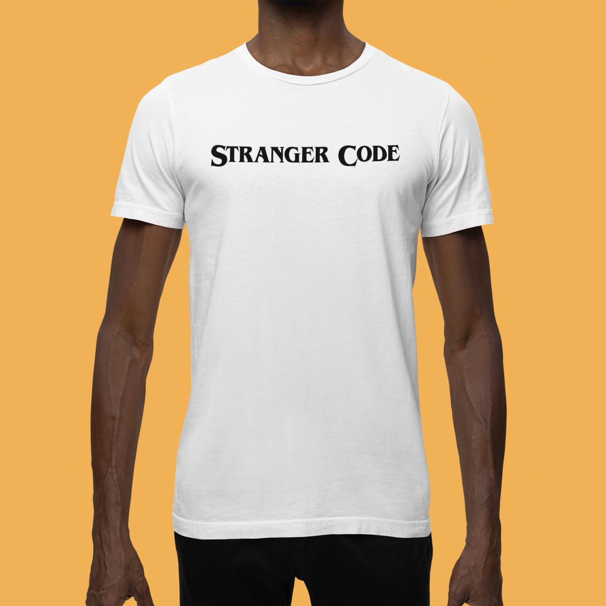Stranger Code Organic T-Shirt | Funny Dev Stranger Things | Geekpsters