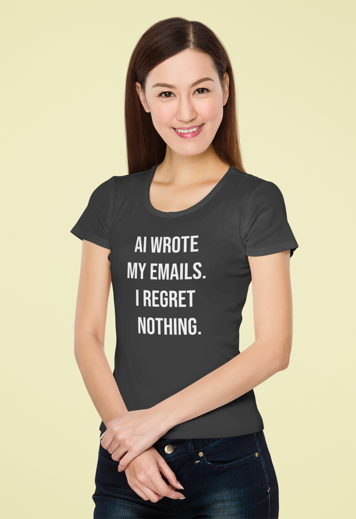 AI Wrote My Emails Oversized Tee | AI Humor | Geekpsters