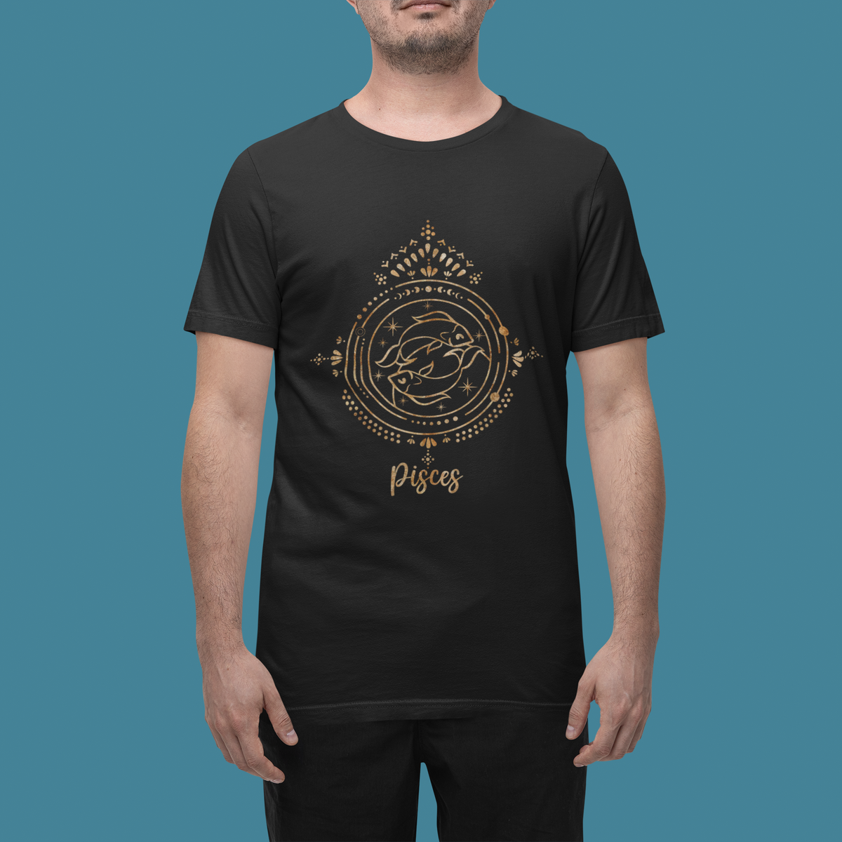 Pisces T-Shirt | Zodiac Sign Graphic Tee | Pisces Birthday Gift | Geekpsters
