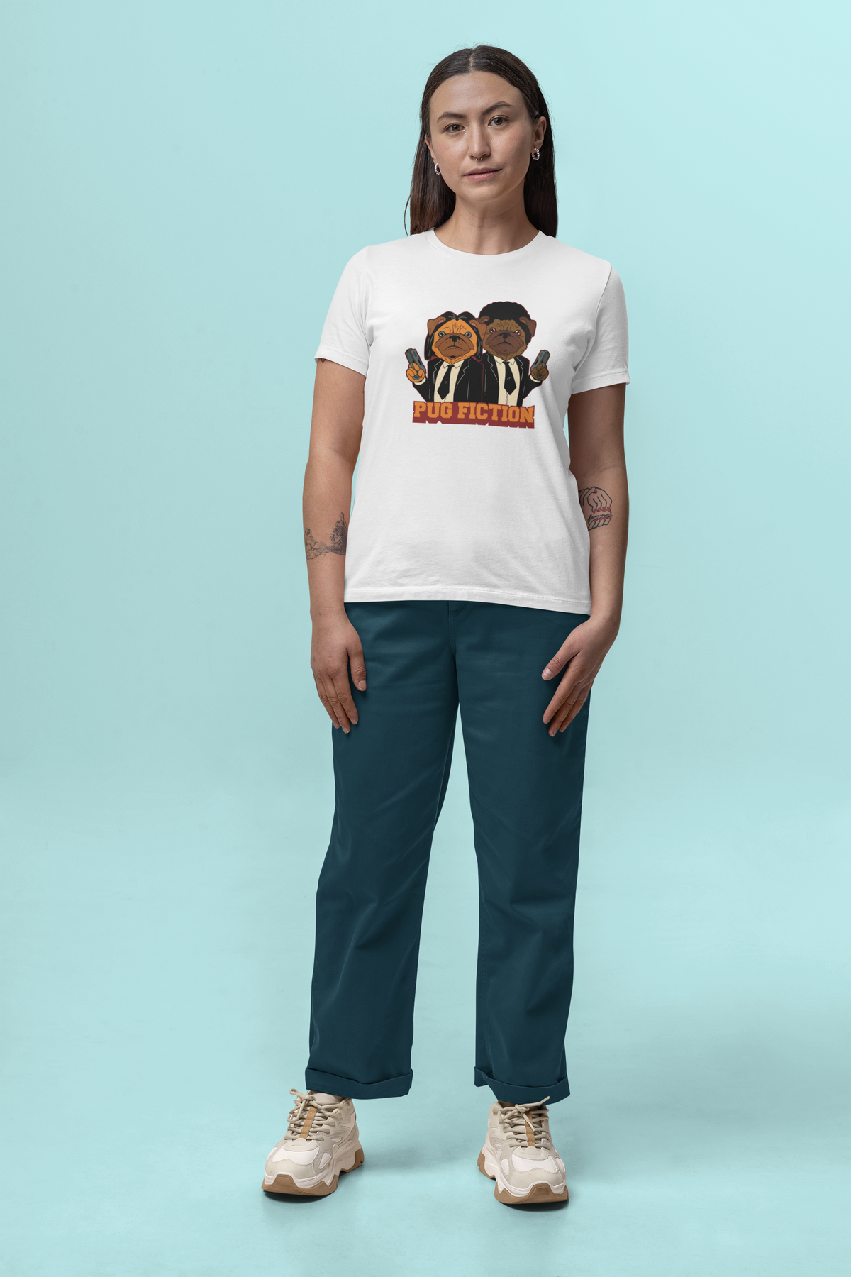 American Gothic UFO T-Shirt | Sci-Fi Art Parody Tee | Geekpsters