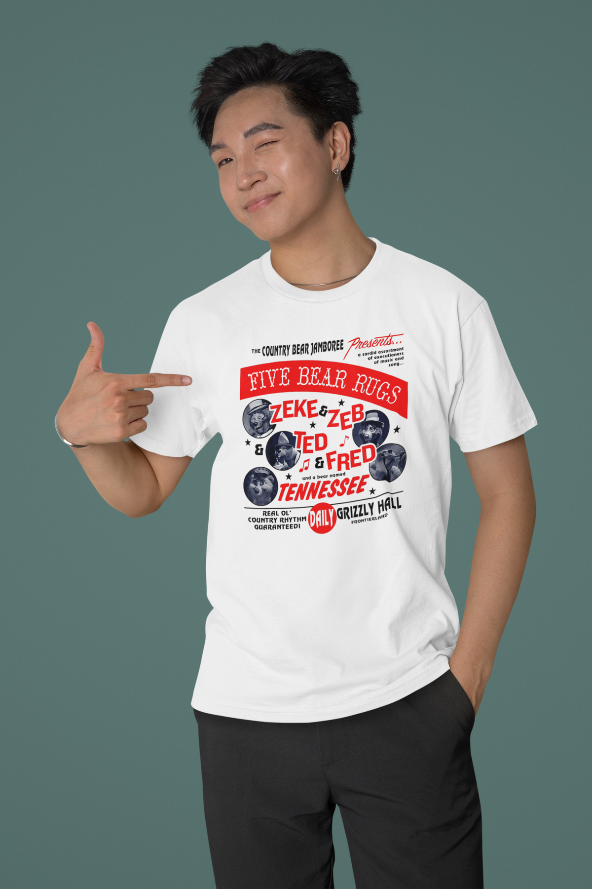 Country Bear Jamboree Organic T-Shirt | Retro Tee | Geekpsters