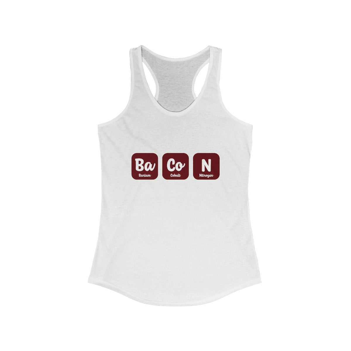 Ba-Co-N - Women's Racerback Tank