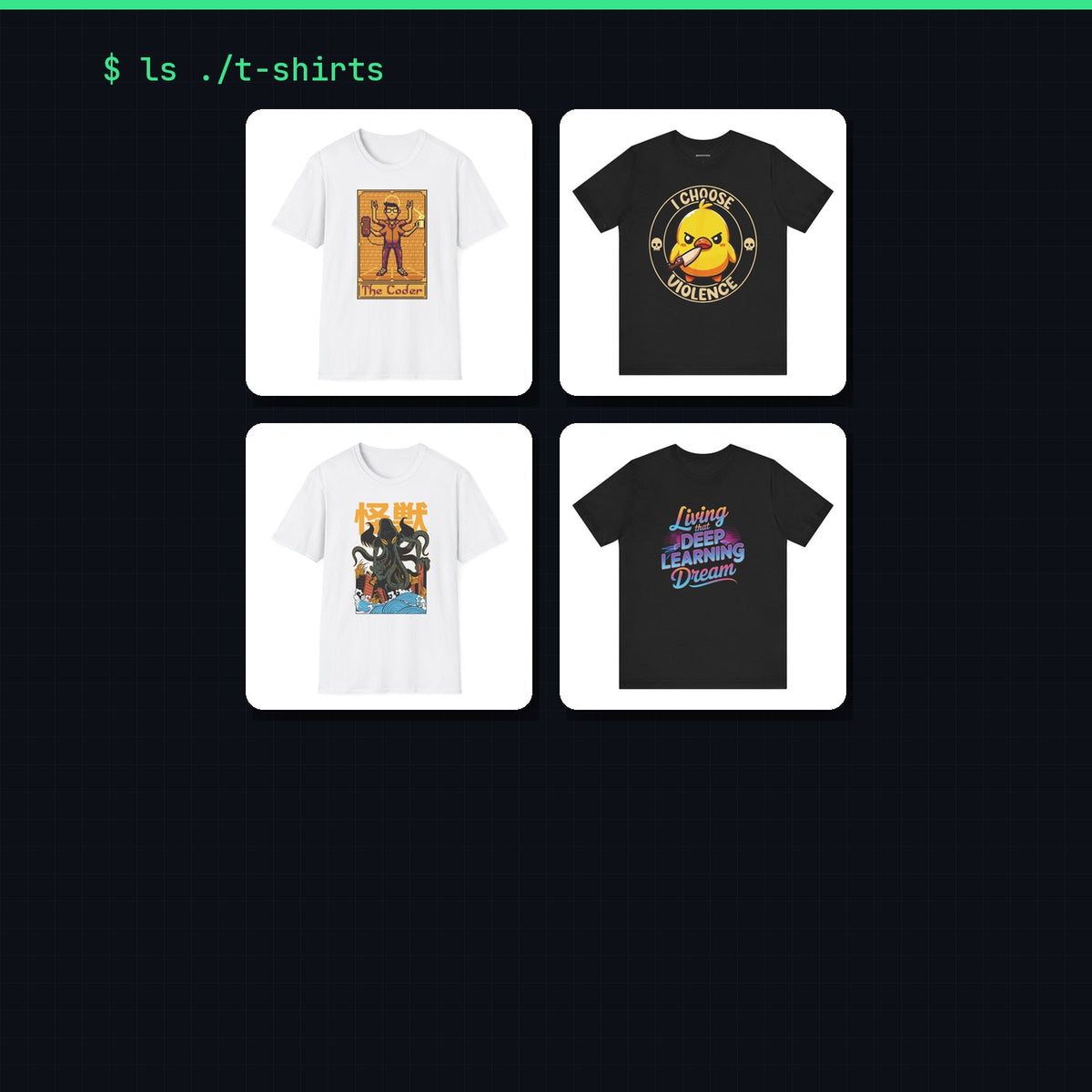 Geekpsters t-shirts collection