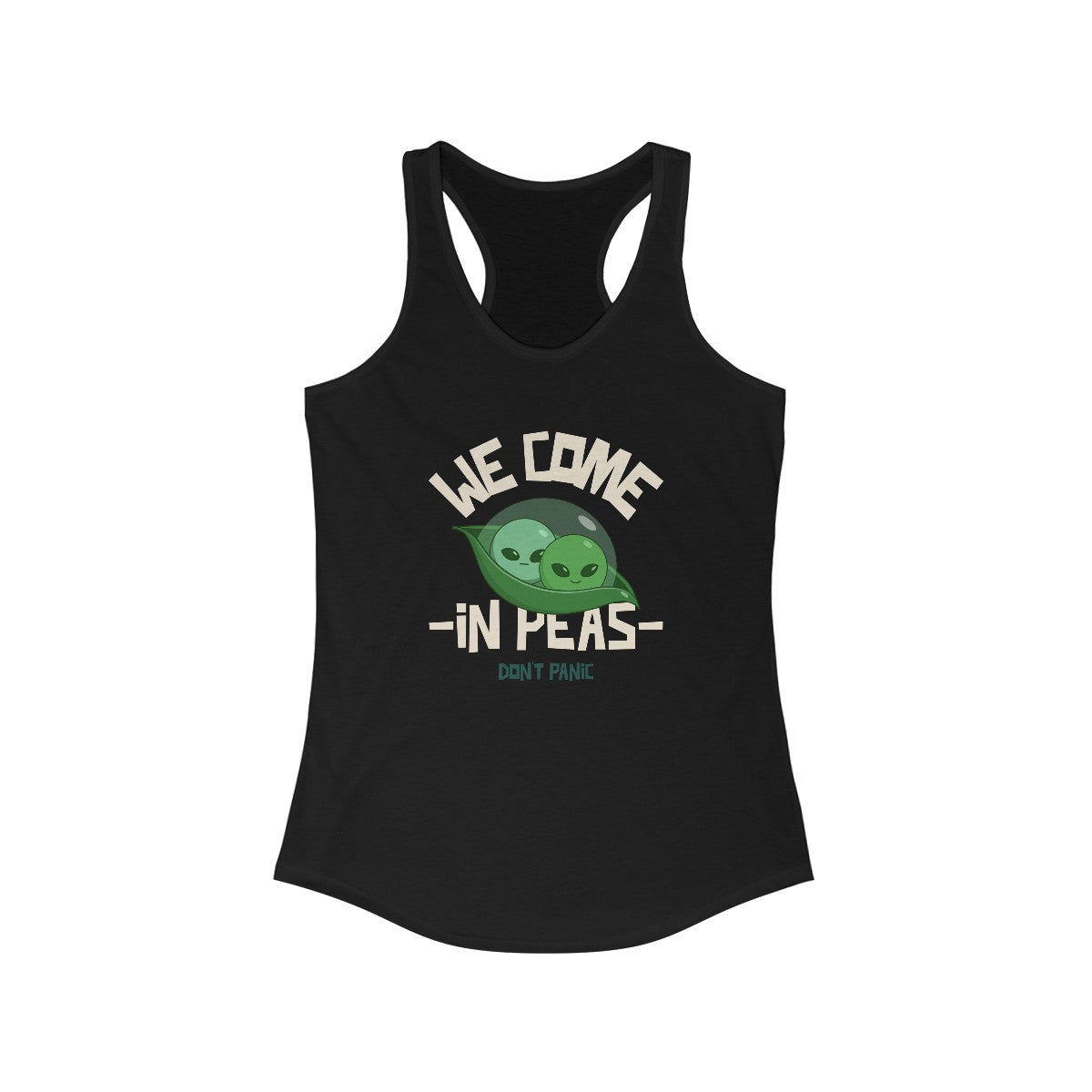 We Come in Pees - Women's Racerback Tank