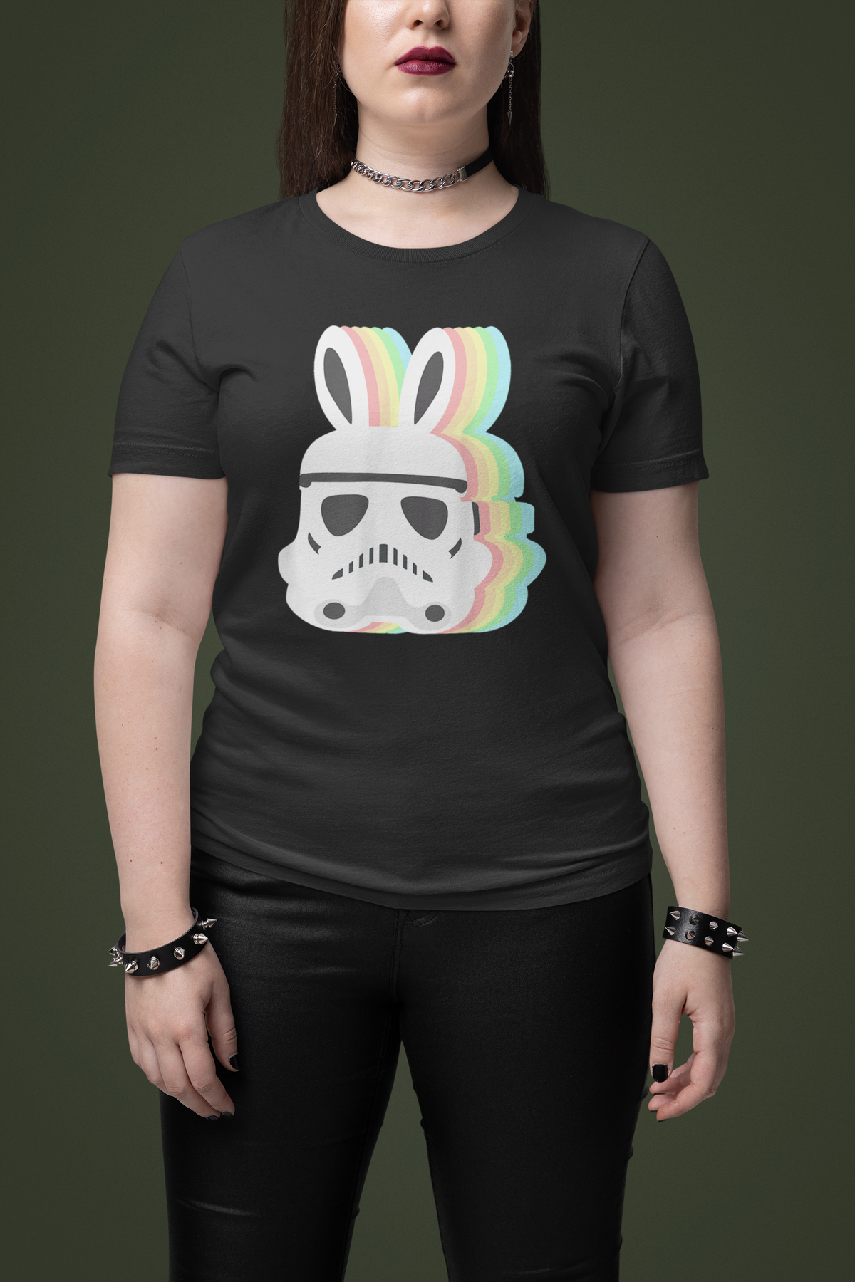 Star Wars Easter Stormtrooper Women's Tee | Sci-Fi Holiday T-Shirt | Geekpsters