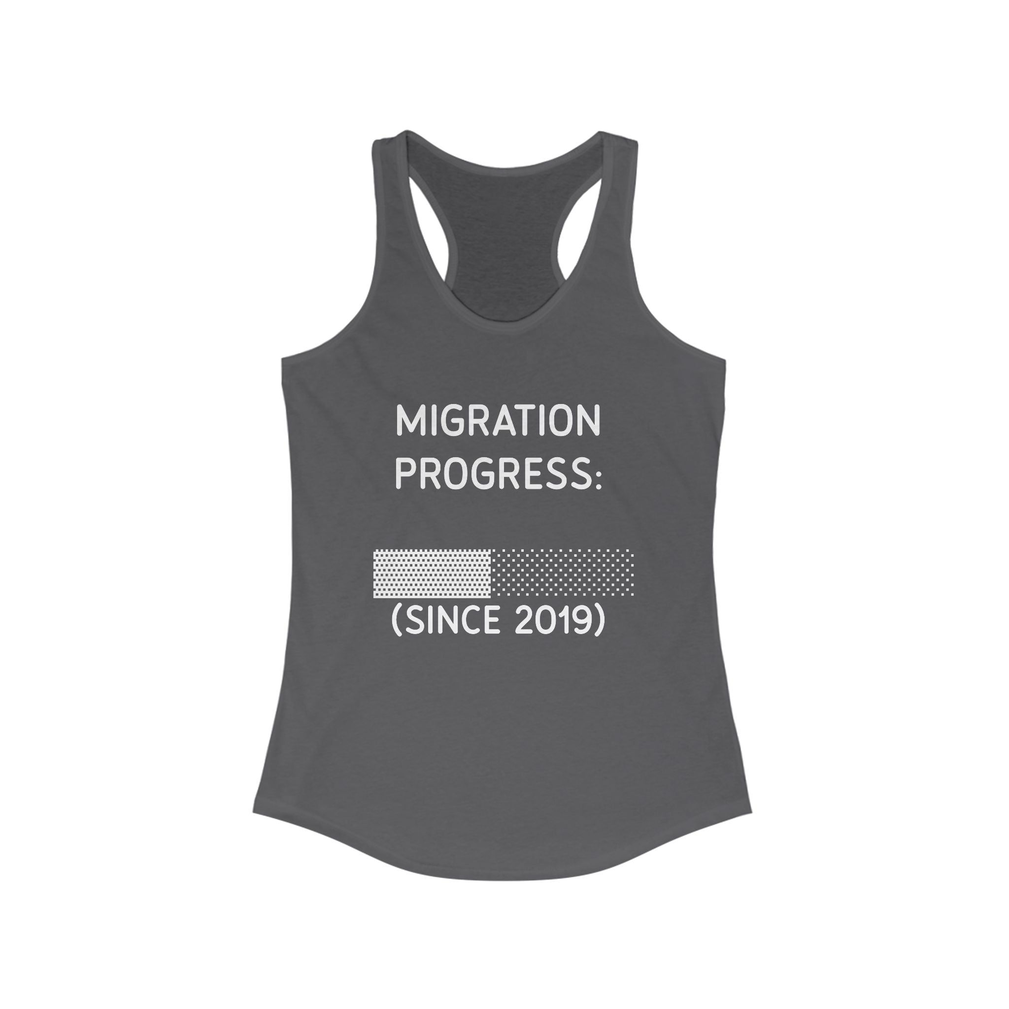 Migration Progress - Women's Racerback Tank