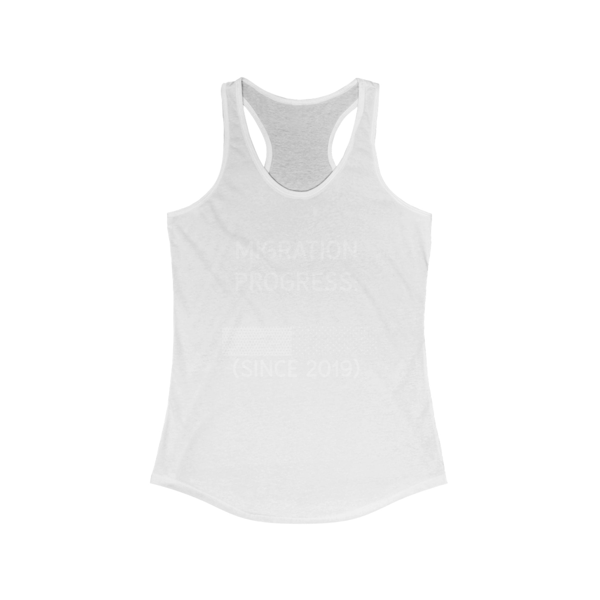 Migration Progress - Women's Racerback Tank