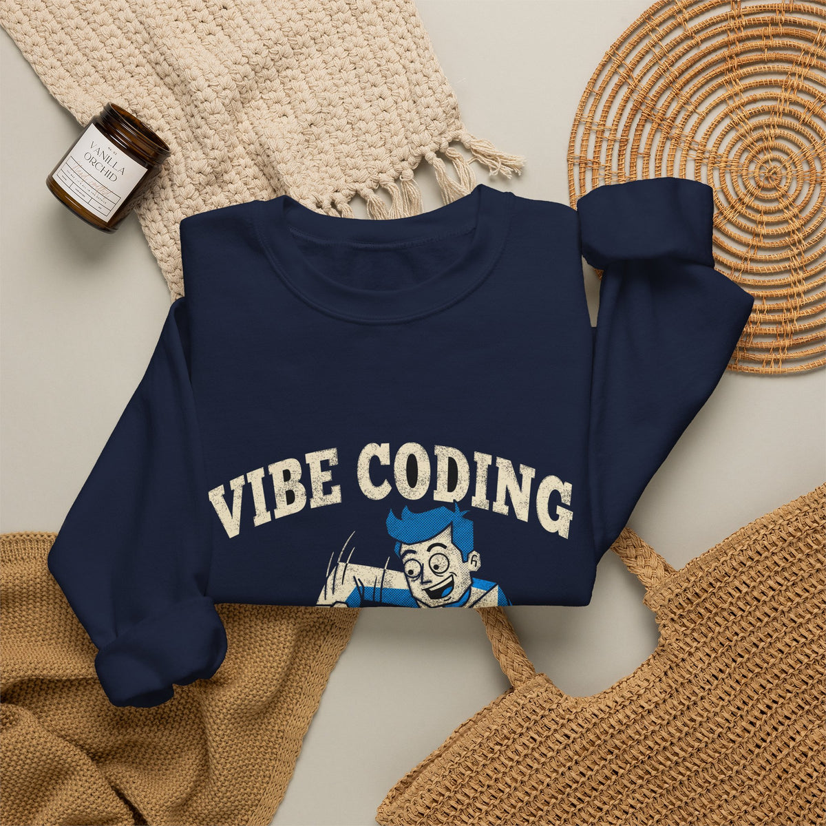 Vibe Coding Accept All Sweatshirt