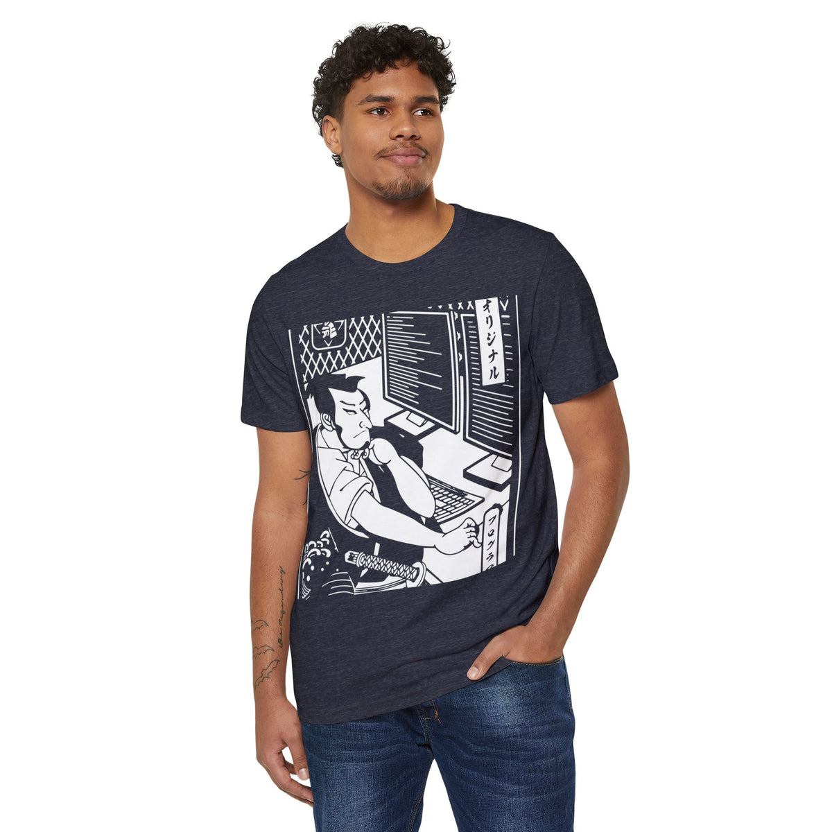 Samurai Coding Recycled Organic Tee
