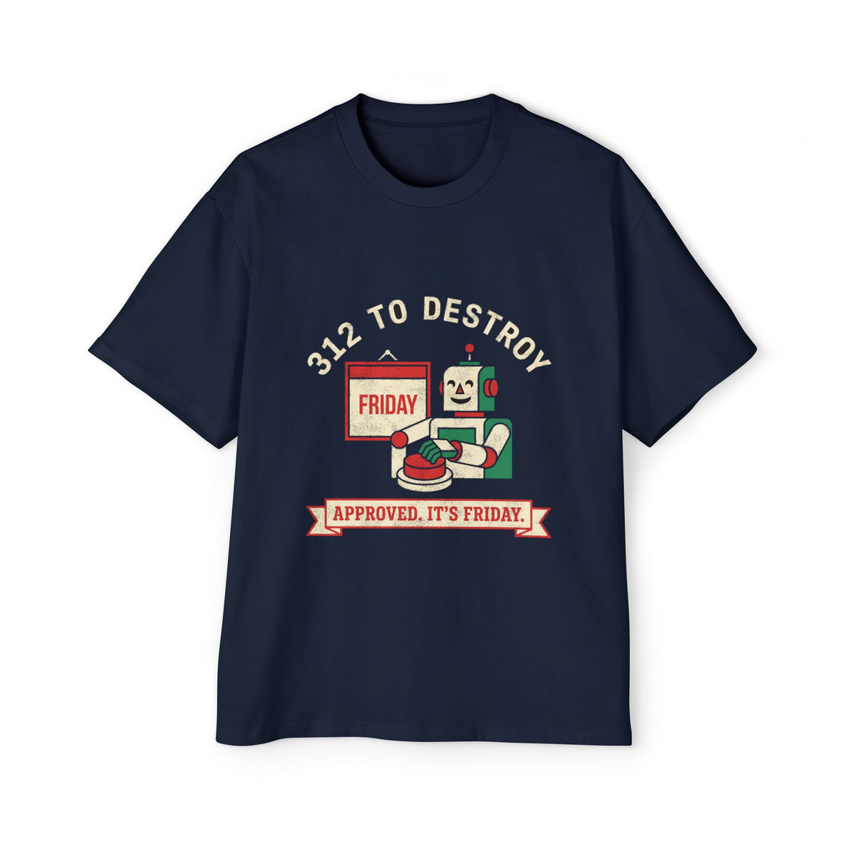 Approved, It's Friday Deploy Oversized Tee