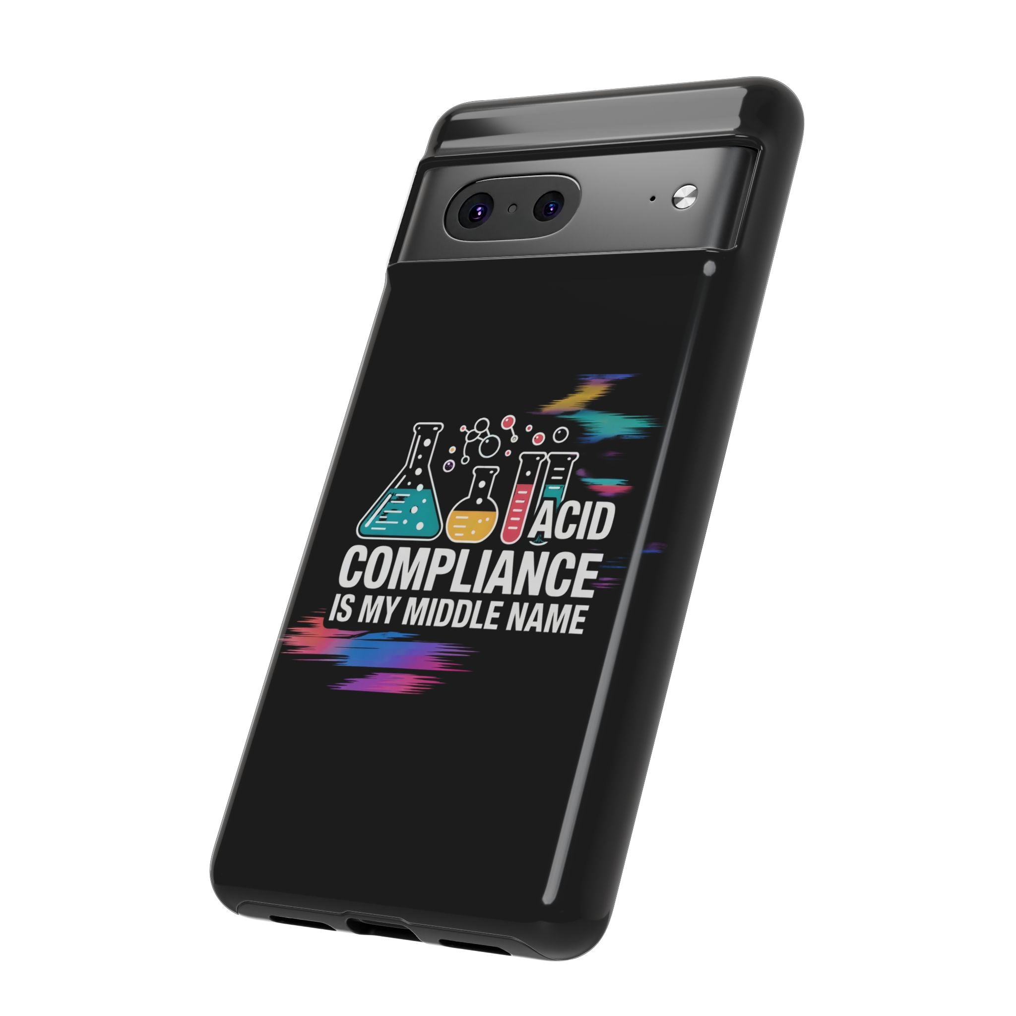 ACID Compliance Is My Middle Name- Impact-Resistant Phone Case