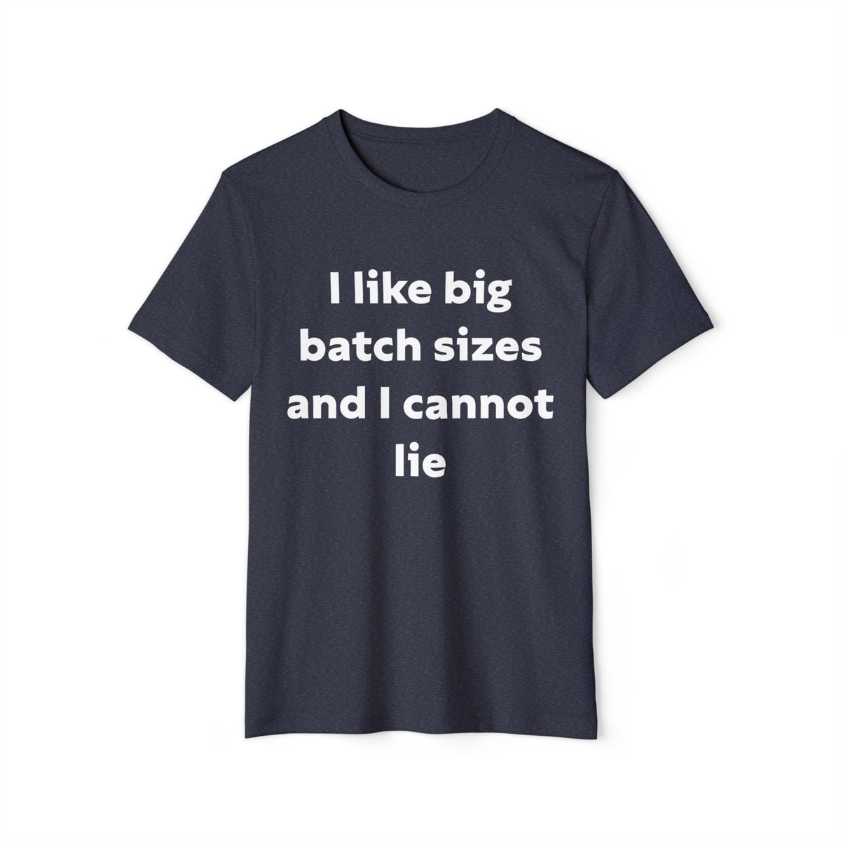 I Like Big Batch Sizes and I Cannot Lie Recycled Organic Tee