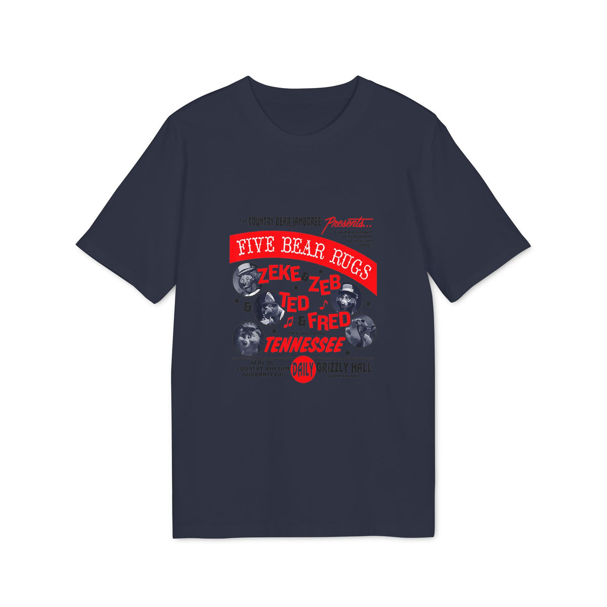 Five Bear Rugs, Real Old Country Rhythm Organic Tee